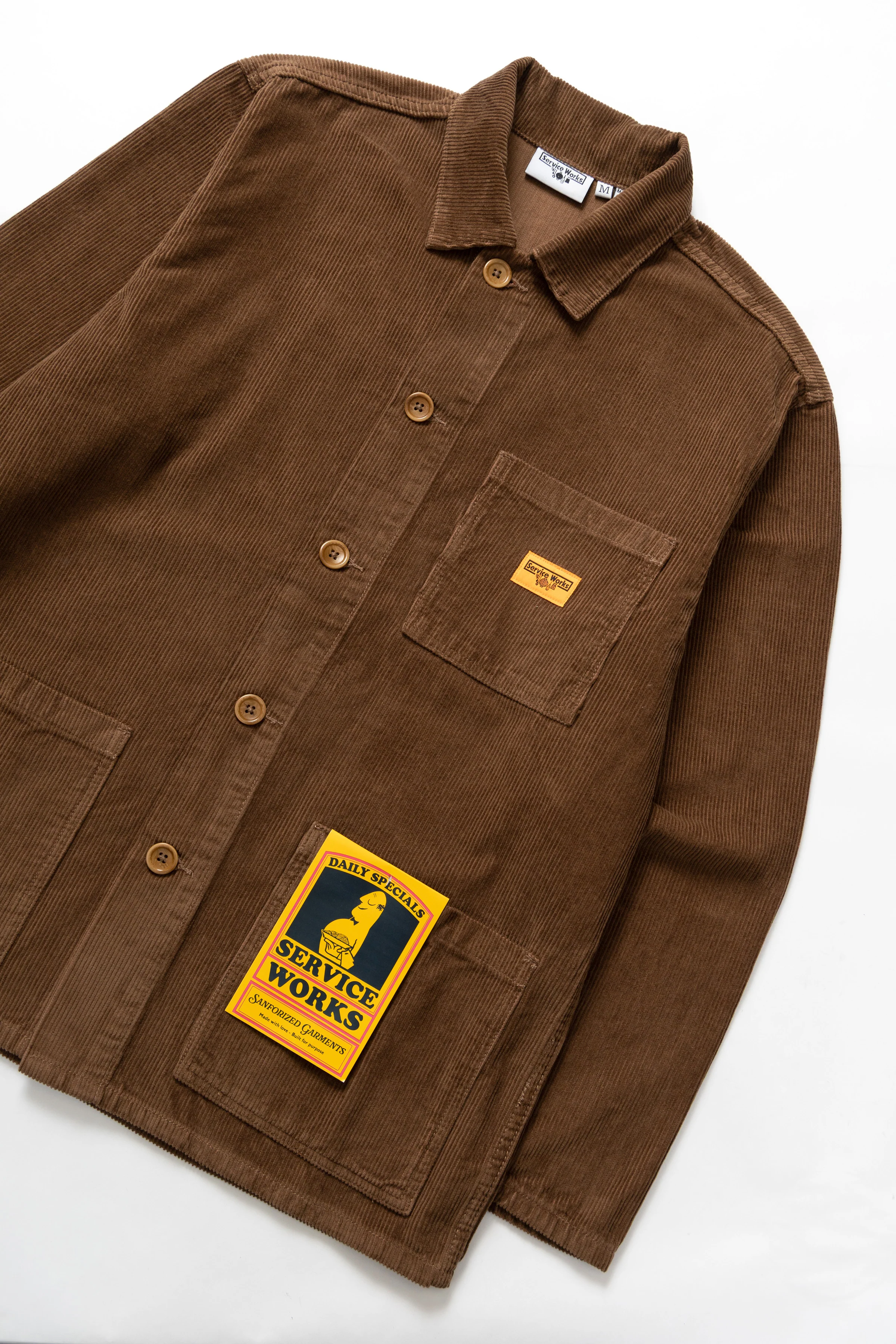 Corduroy Chore Shirt - Bark - Image 2
