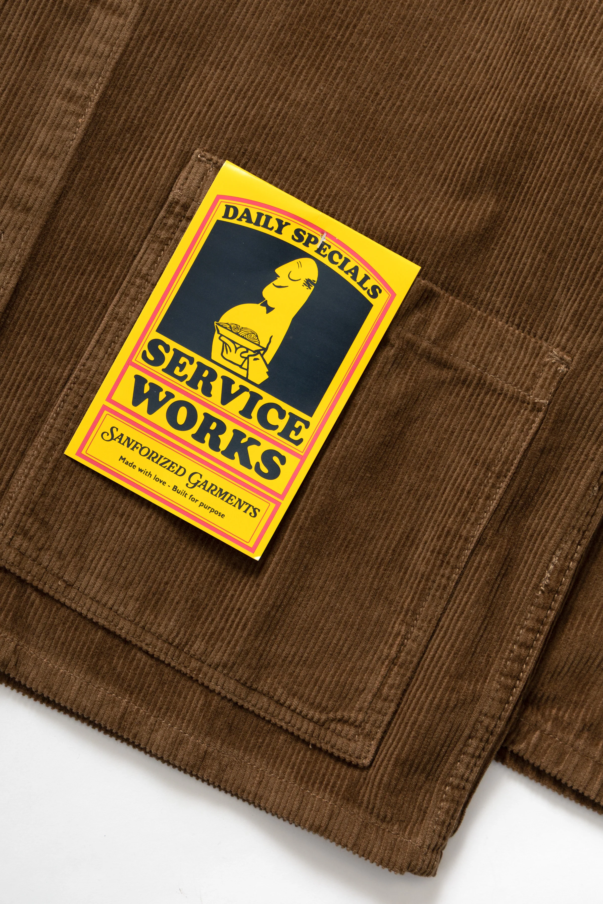 Corduroy Chore Shirt - Bark - Image 3