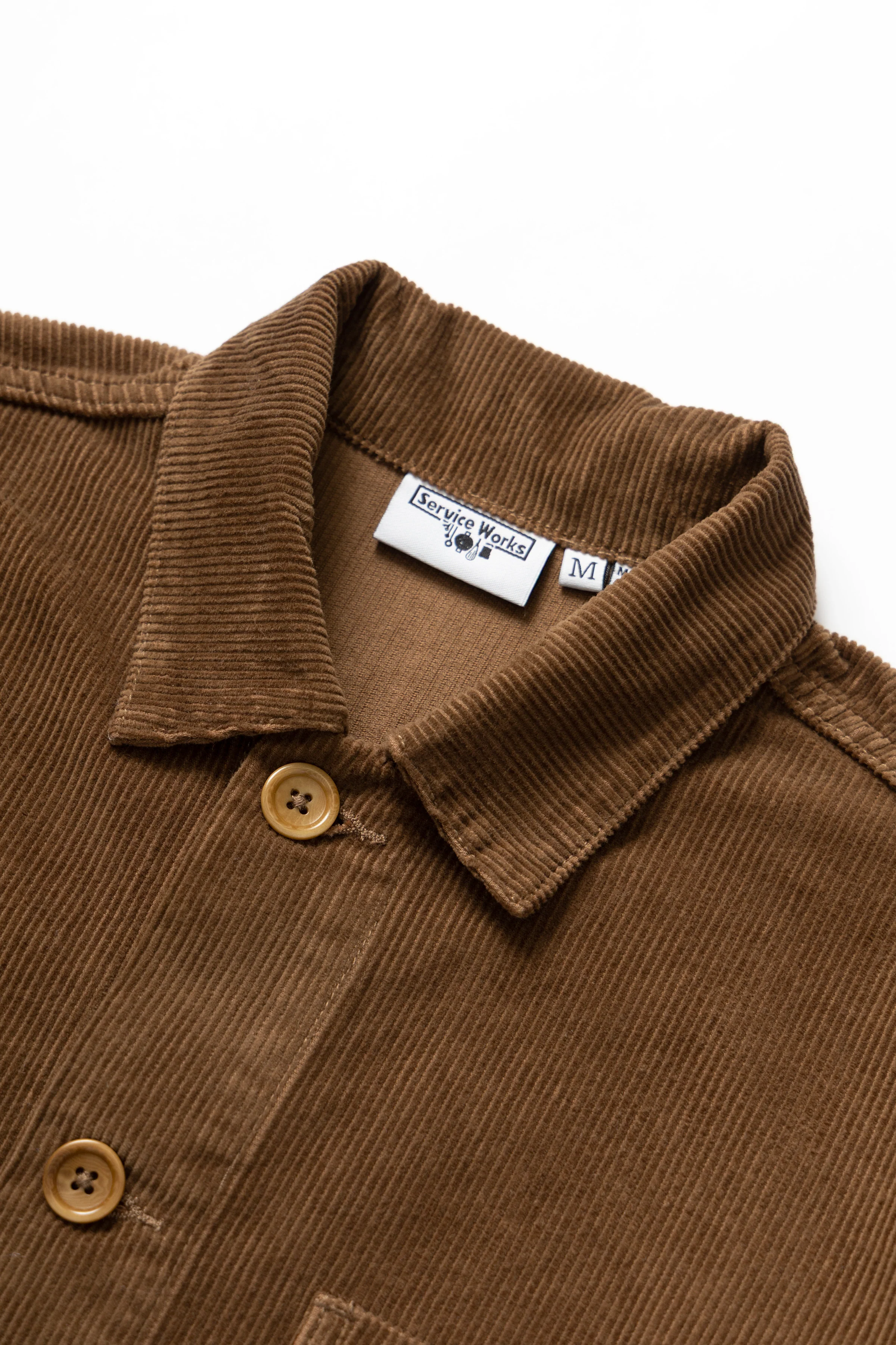 Corduroy Chore Shirt - Bark - Image 4