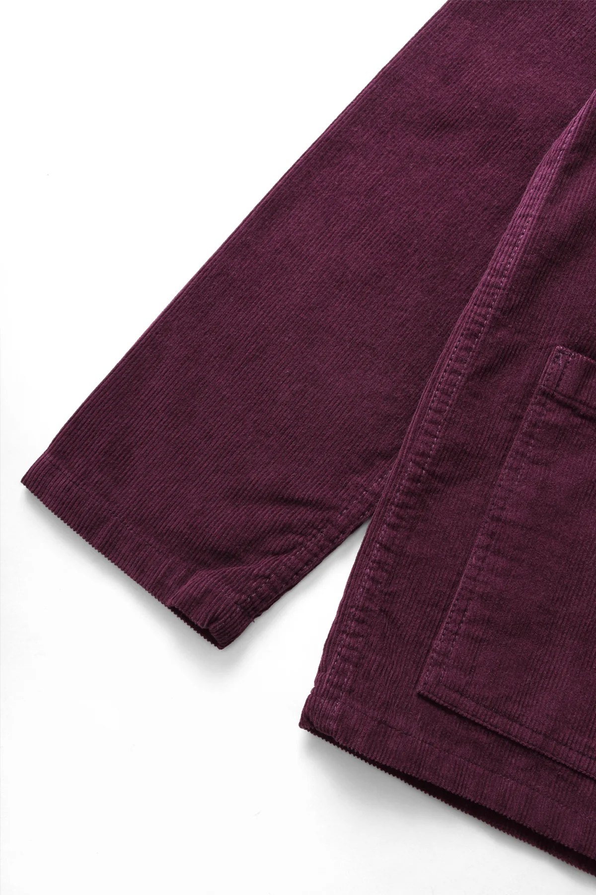 Corduroy Chore Shirt - Plum - Image 5
