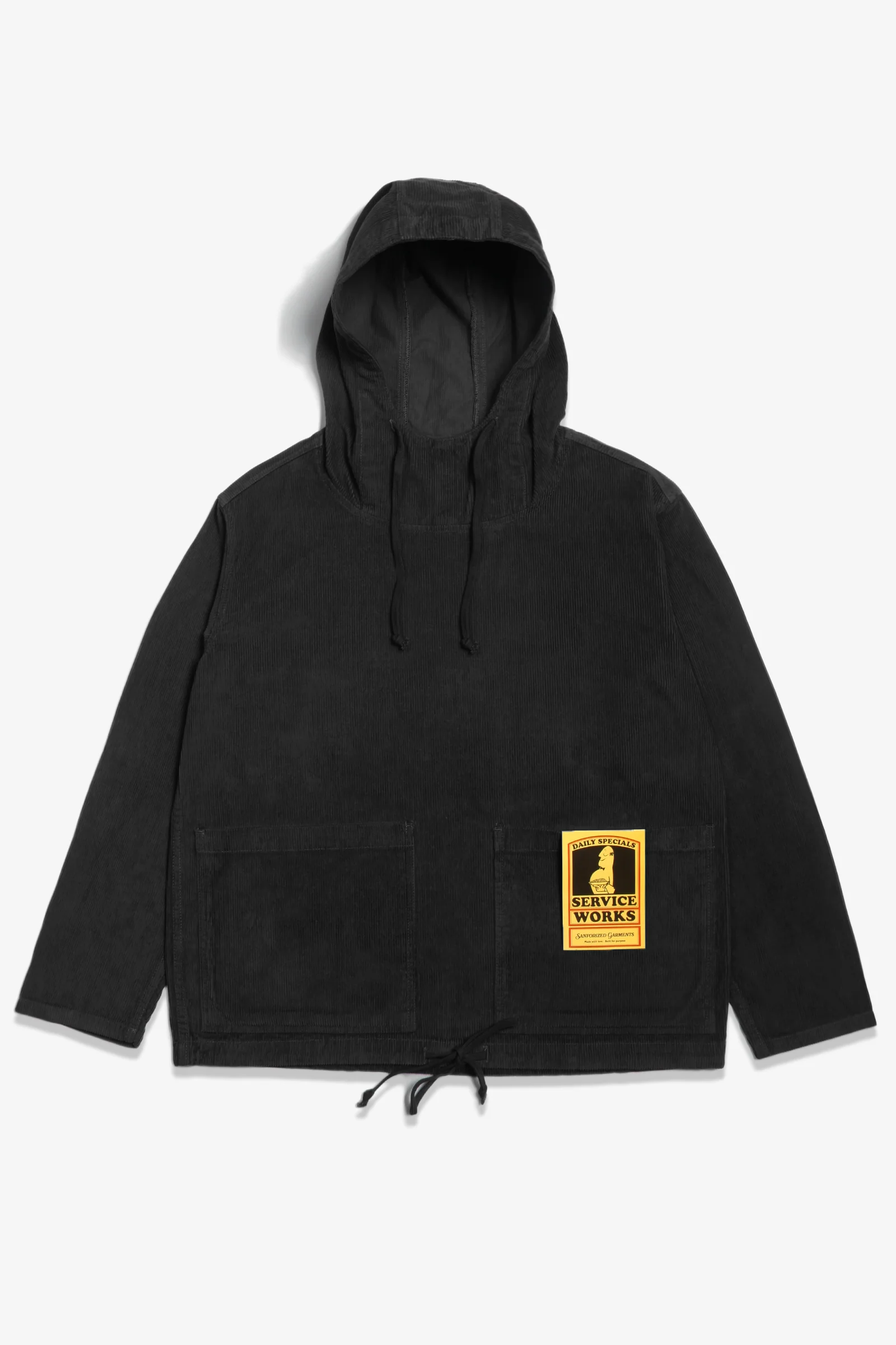 Corduroy Market Smock - Black