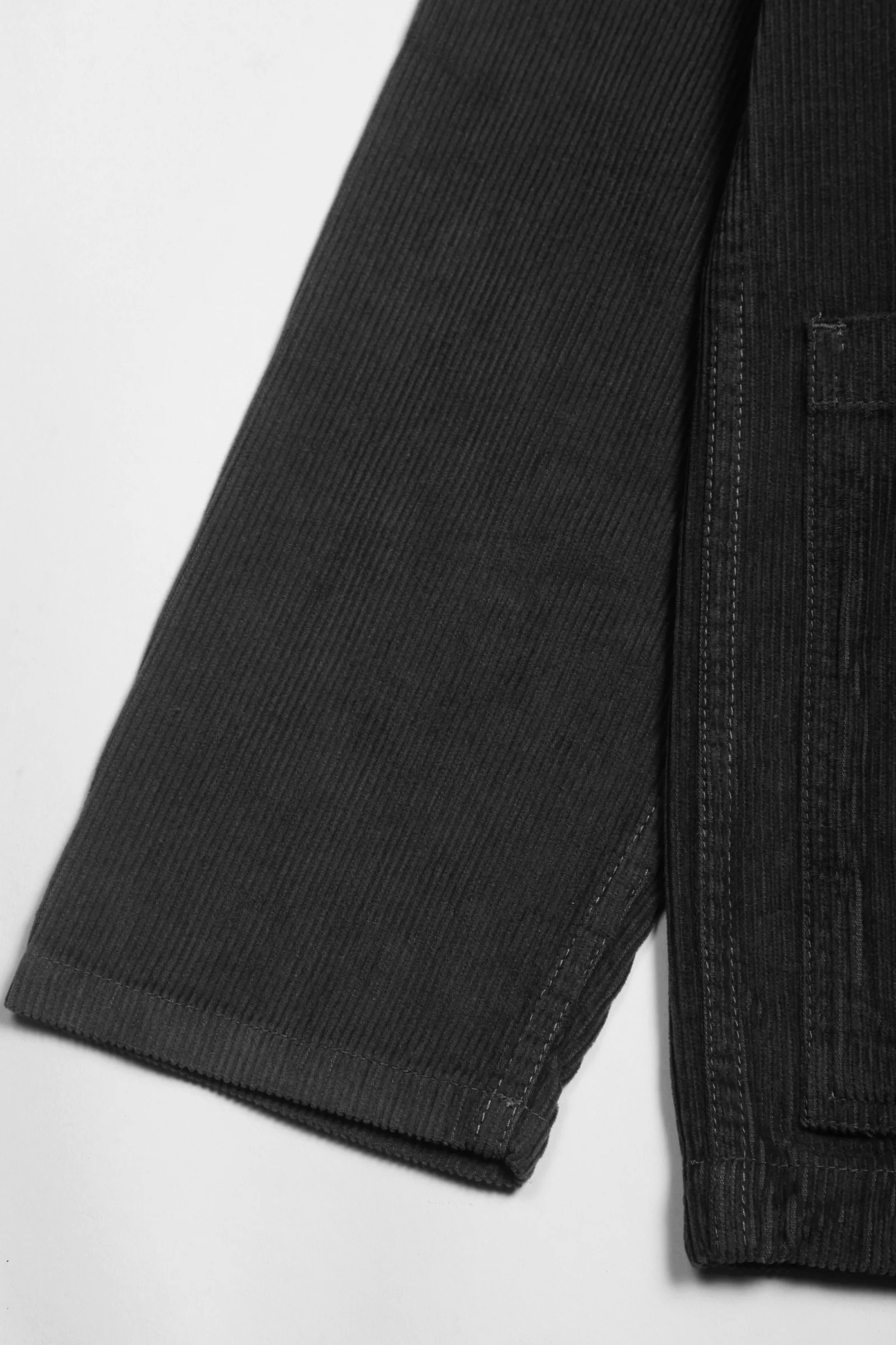 Corduroy Market Smock - Black - Image 2
