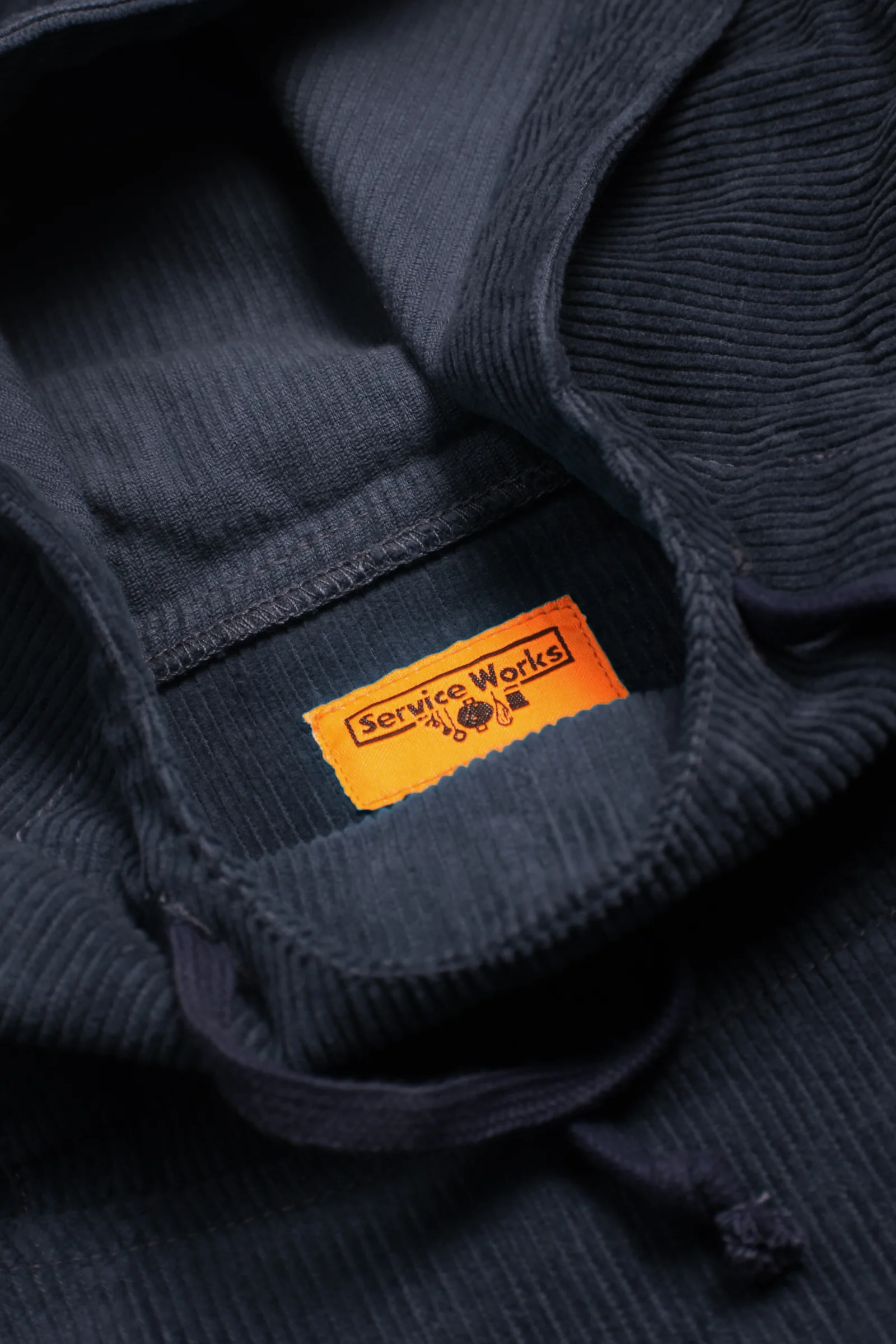Corduroy Market Smock - Navy - Image 3