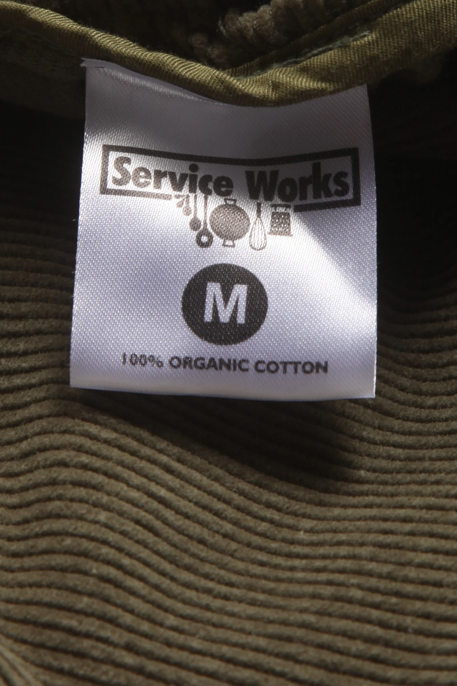 Corduroy Market Smock - Olive - Image 2
