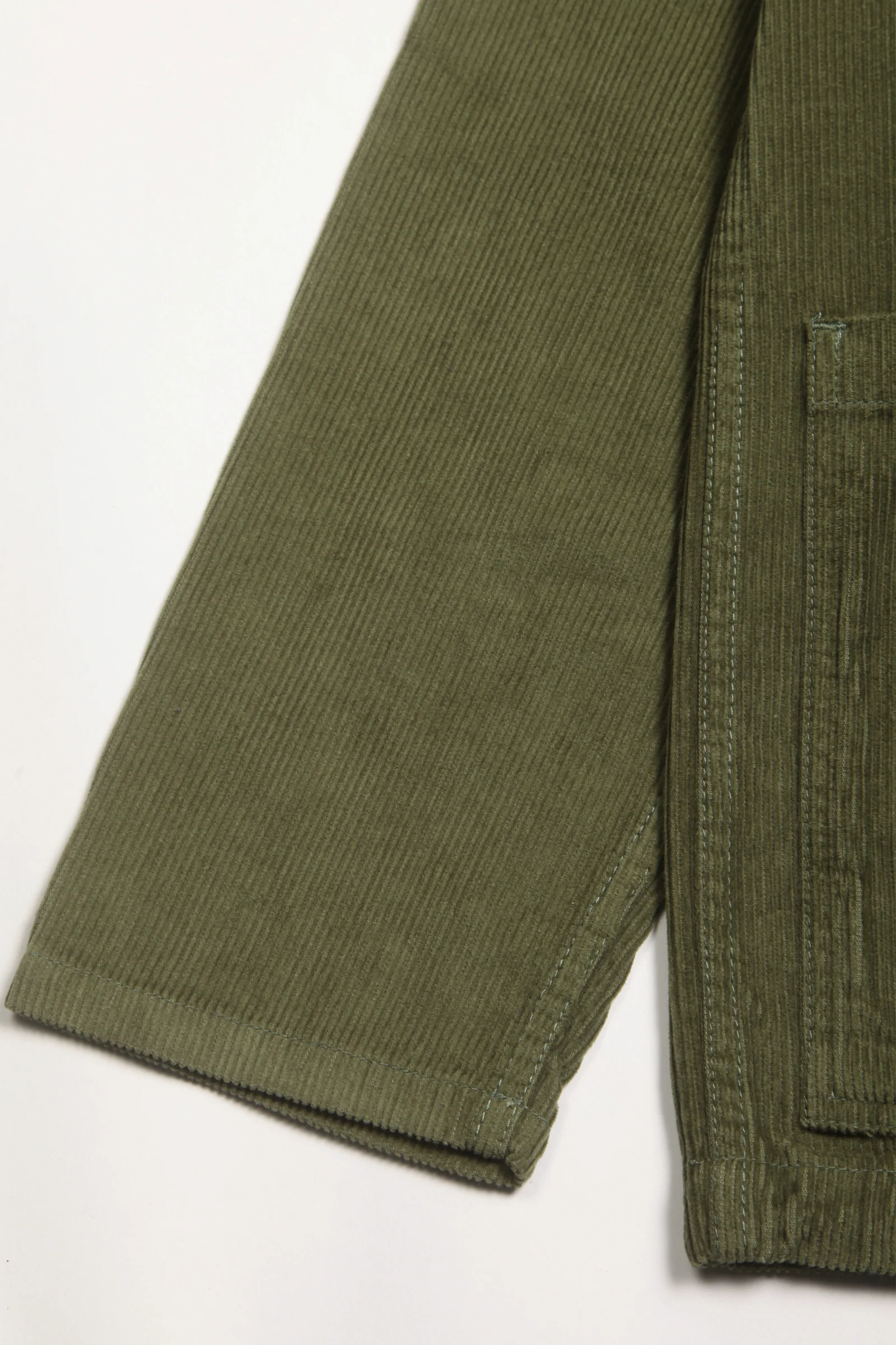 Corduroy Market Smock - Olive - Image 4