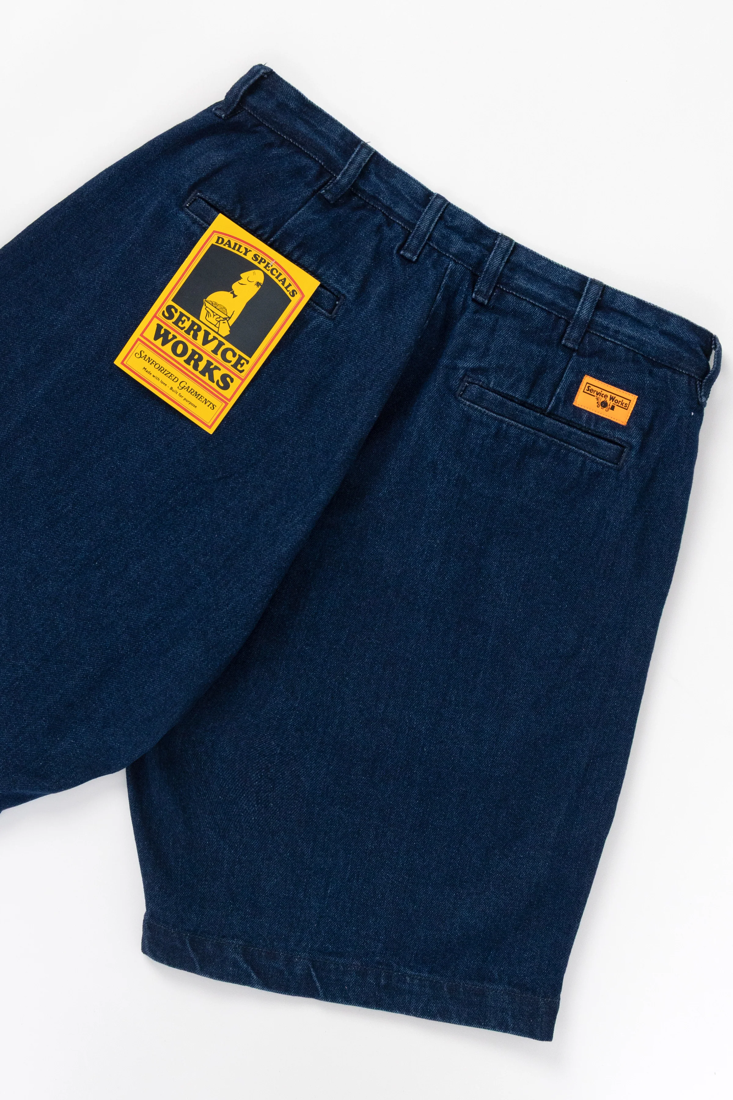 Denim Part Timer Shorts - One Wash - Image 4