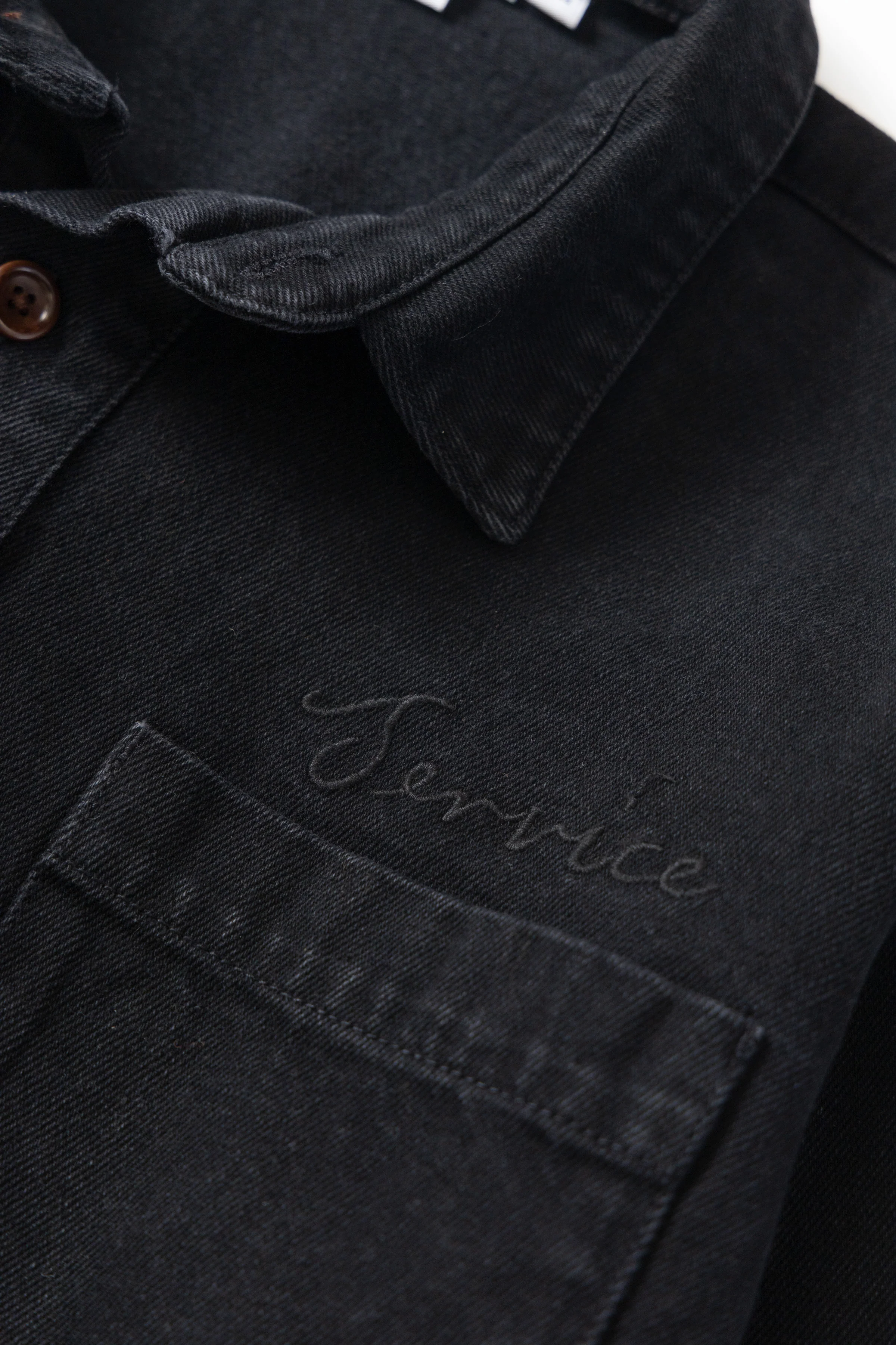 Denim Script Popover - Dark Wash - Image 3
