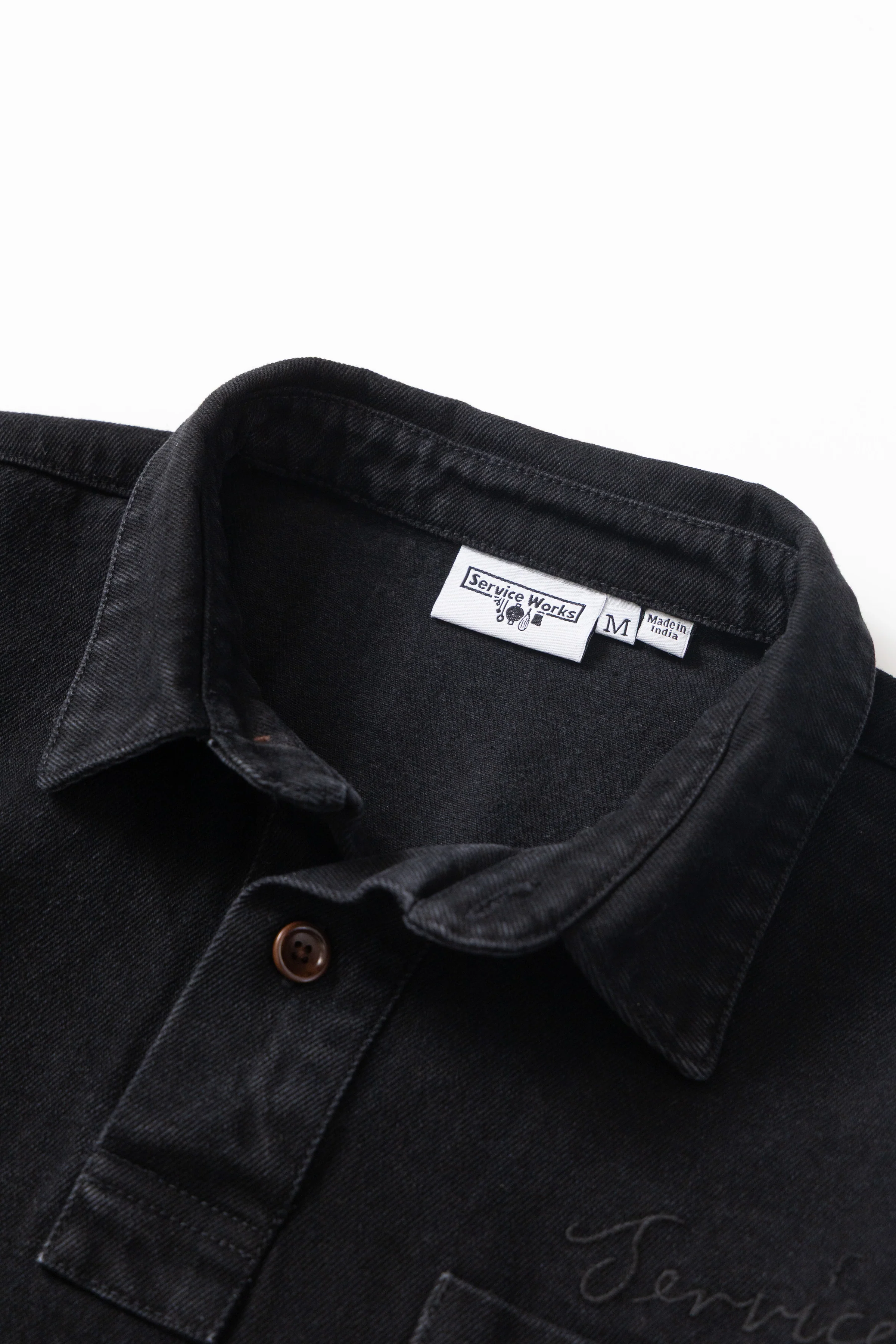 Denim Script Popover - Dark Wash - Image 4