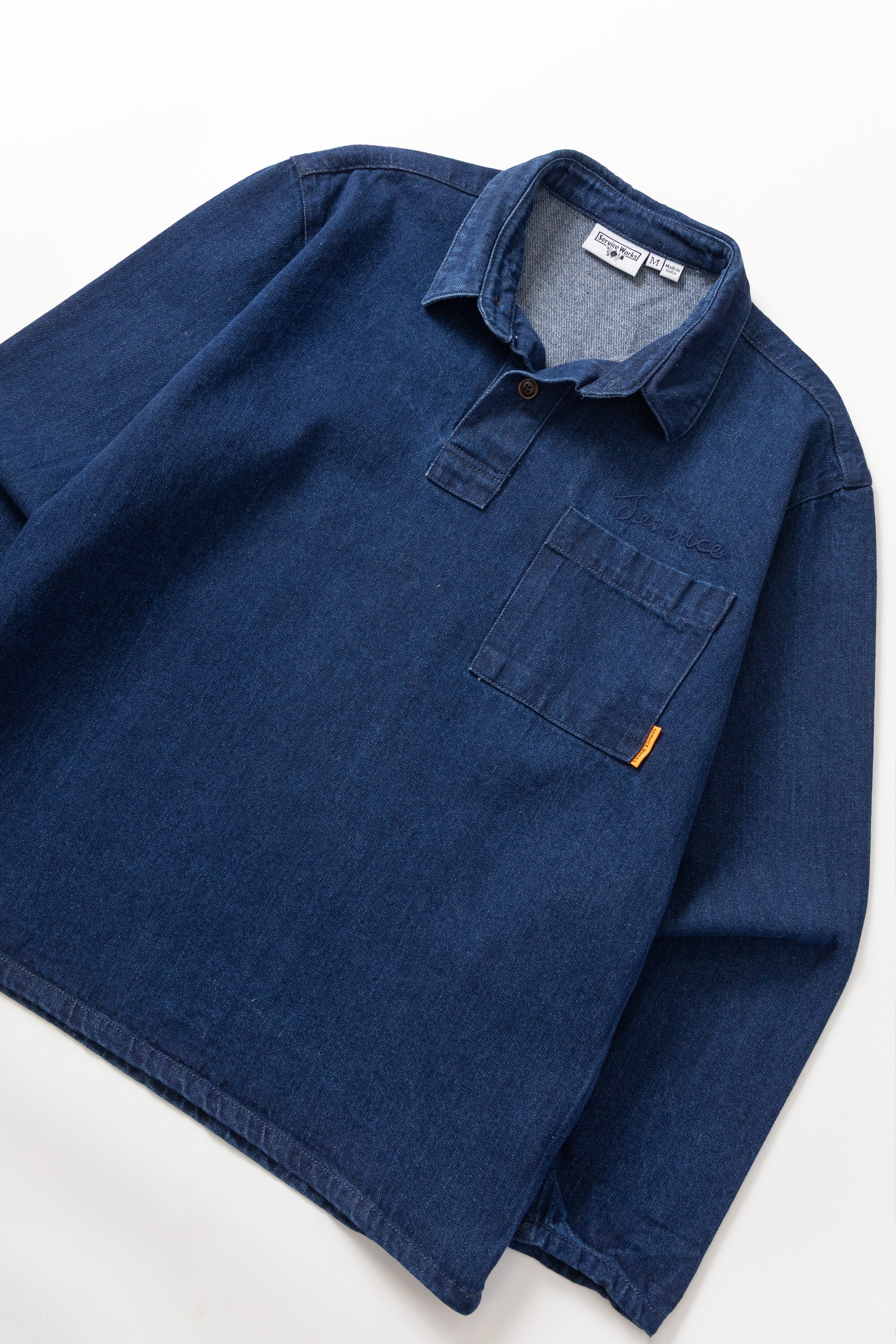 Denim Script Popover - One Wash - Image 2