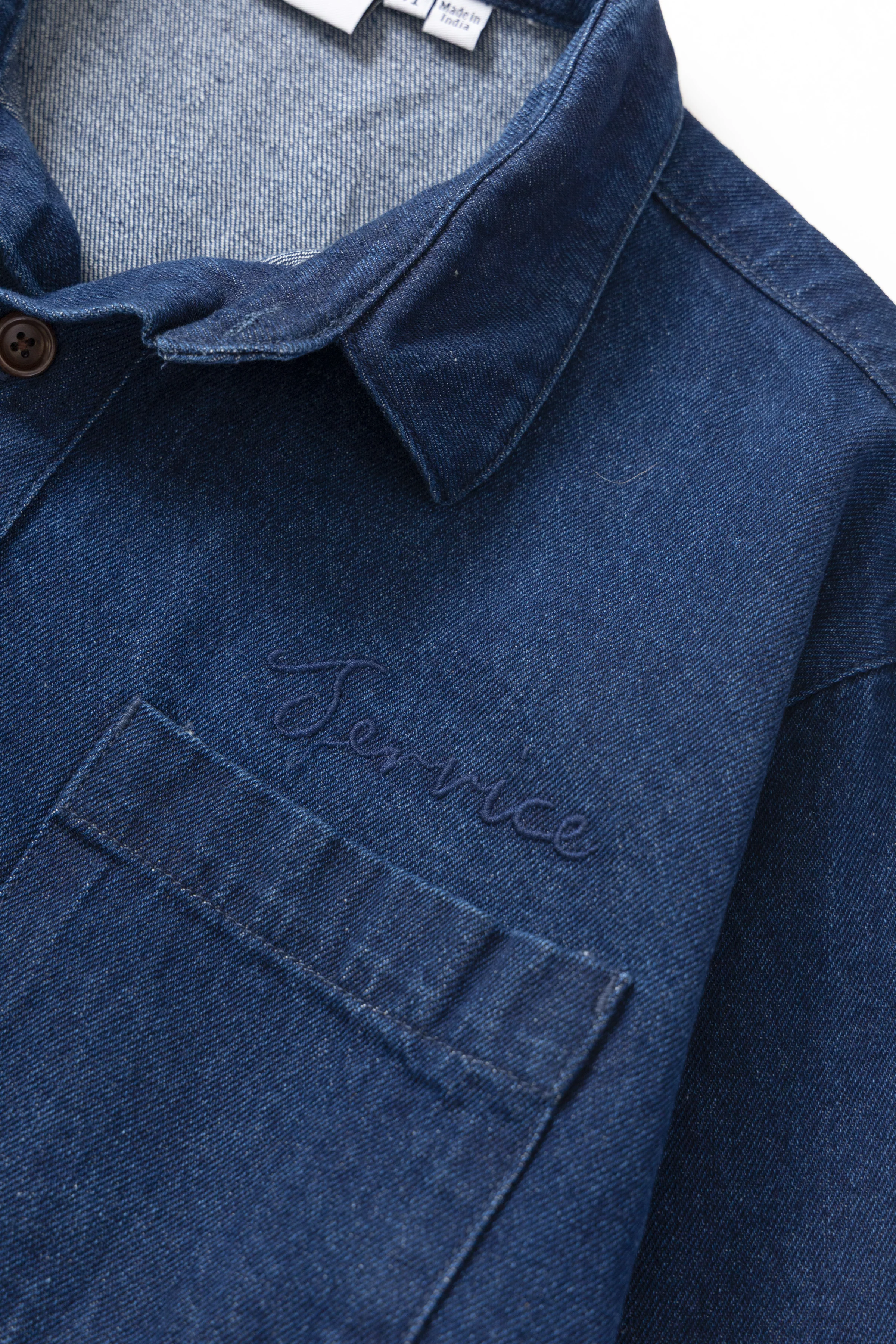 Denim Script Popover - One Wash - Image 3