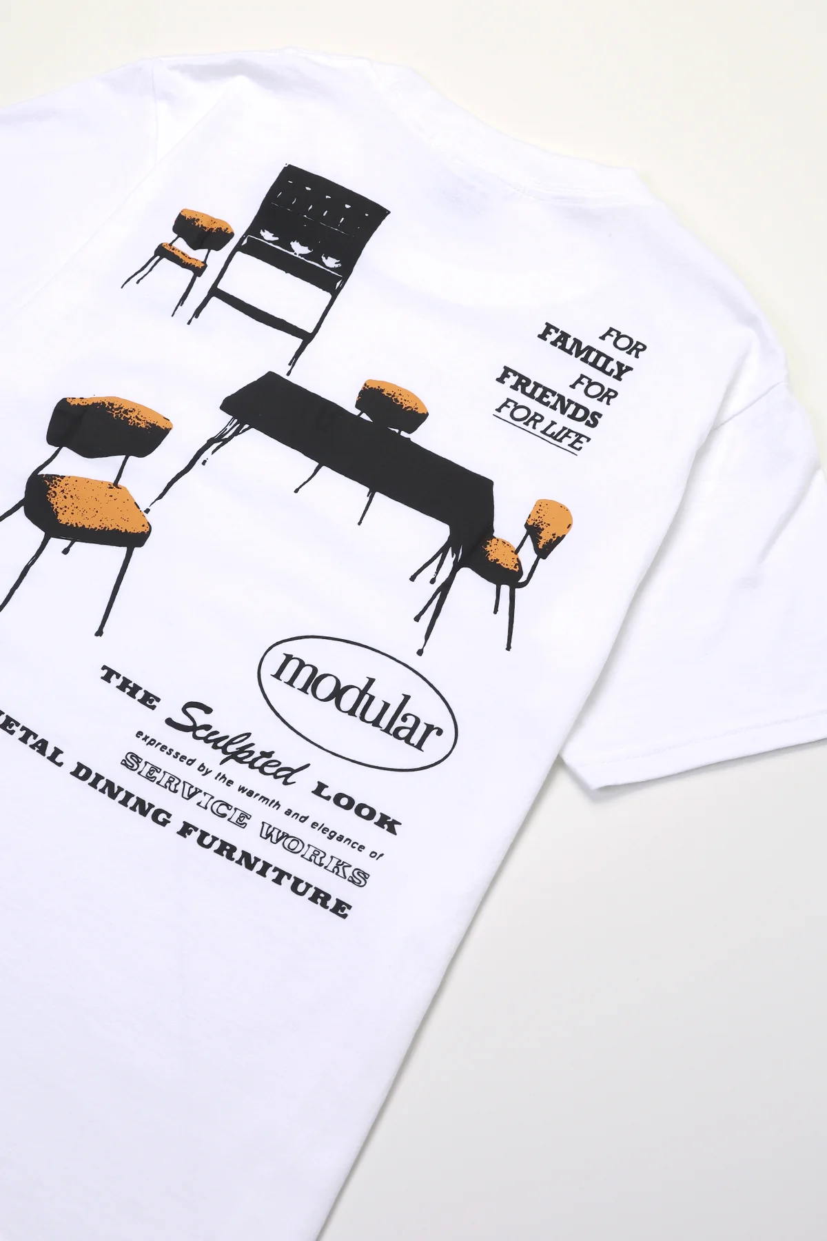 Dining Set Tee - White - Image 4