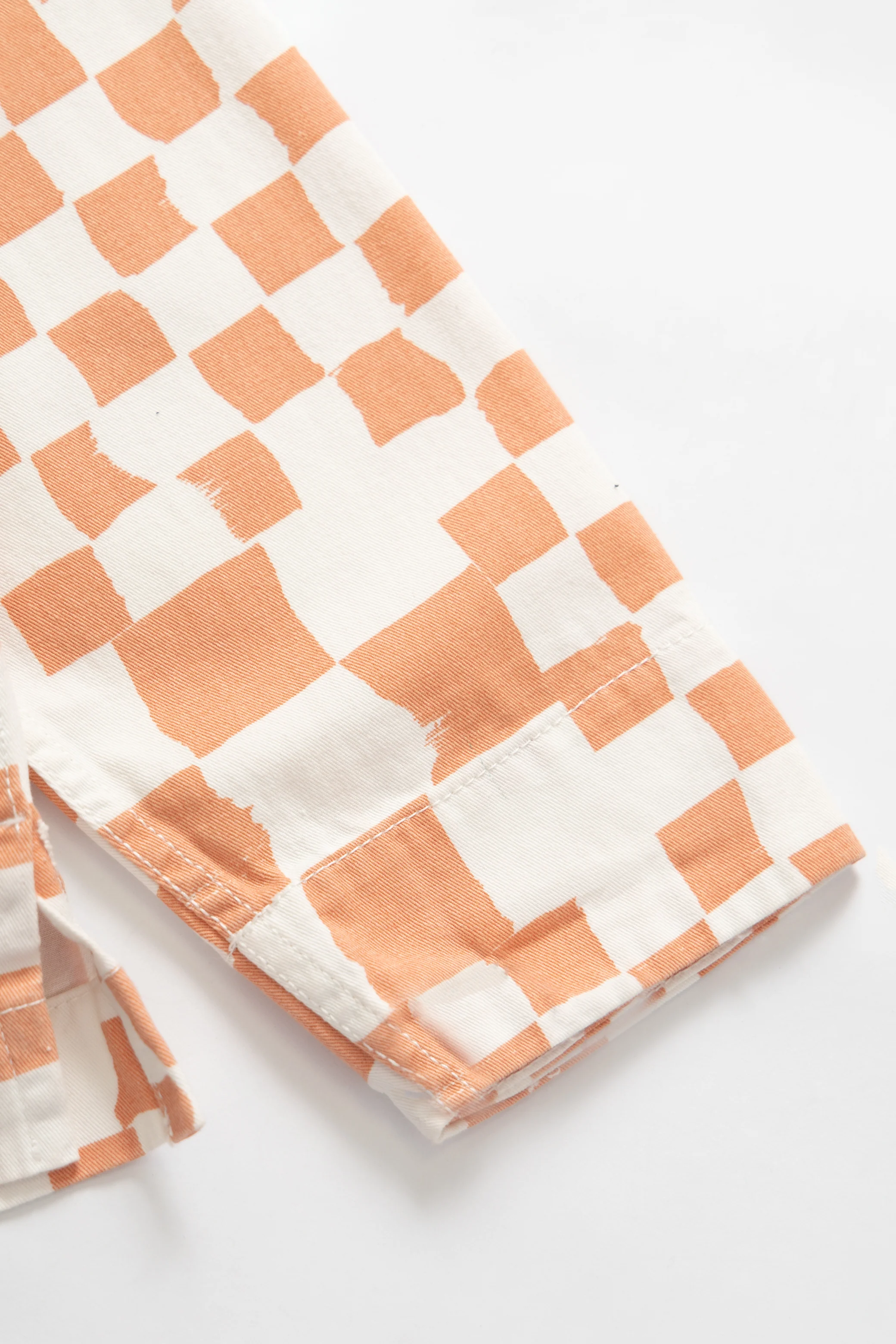 Drill Printed Front Of House Jacket - Salmon Checker - Image 5