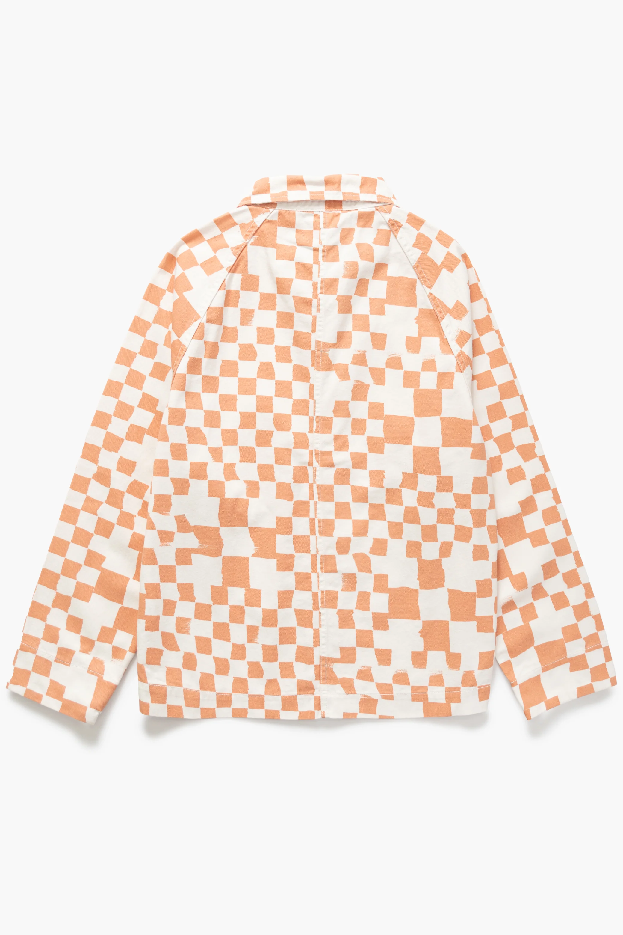 Drill Printed Front Of House Jacket - Salmon Checker - Image 7