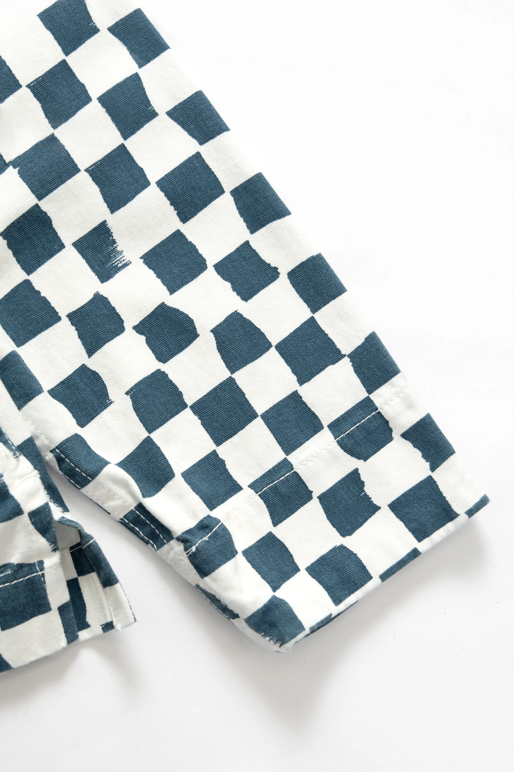 Drill Printed Front Of House Jacket - Teal Checker - Image 4