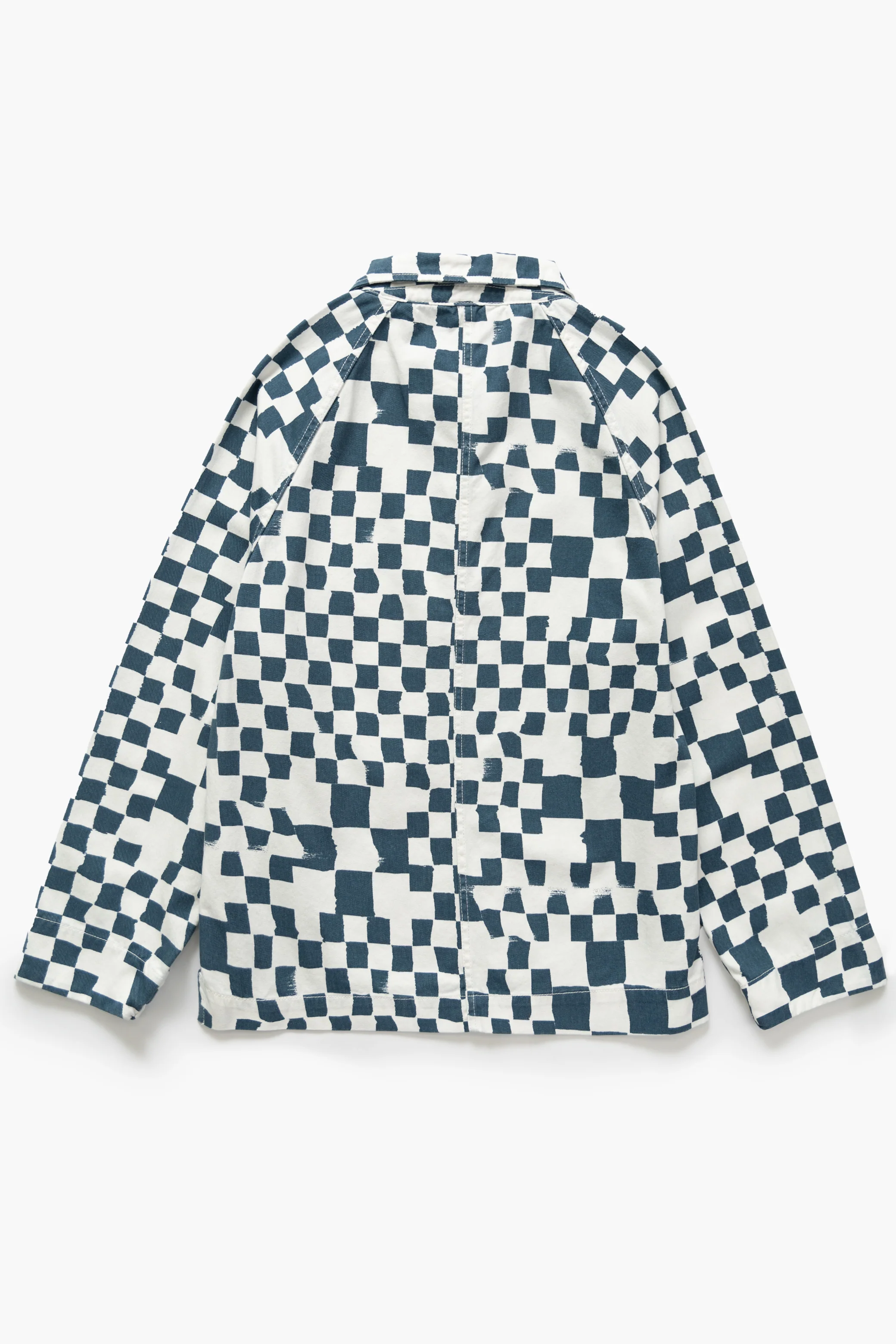 Drill Printed Front Of House Jacket - Teal Checker - Image 7