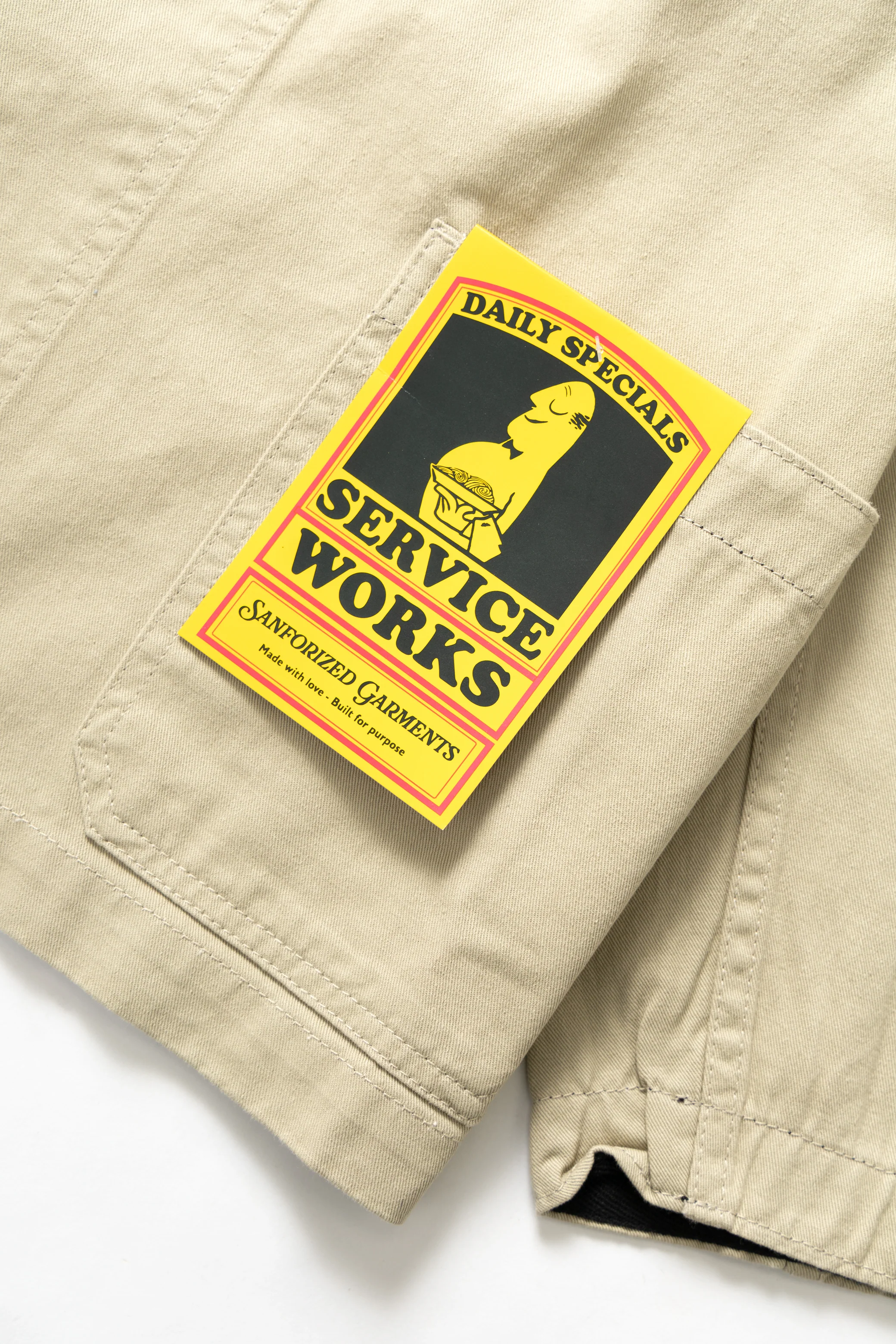 Drill Server Suit Jacket - Khaki - Image 6