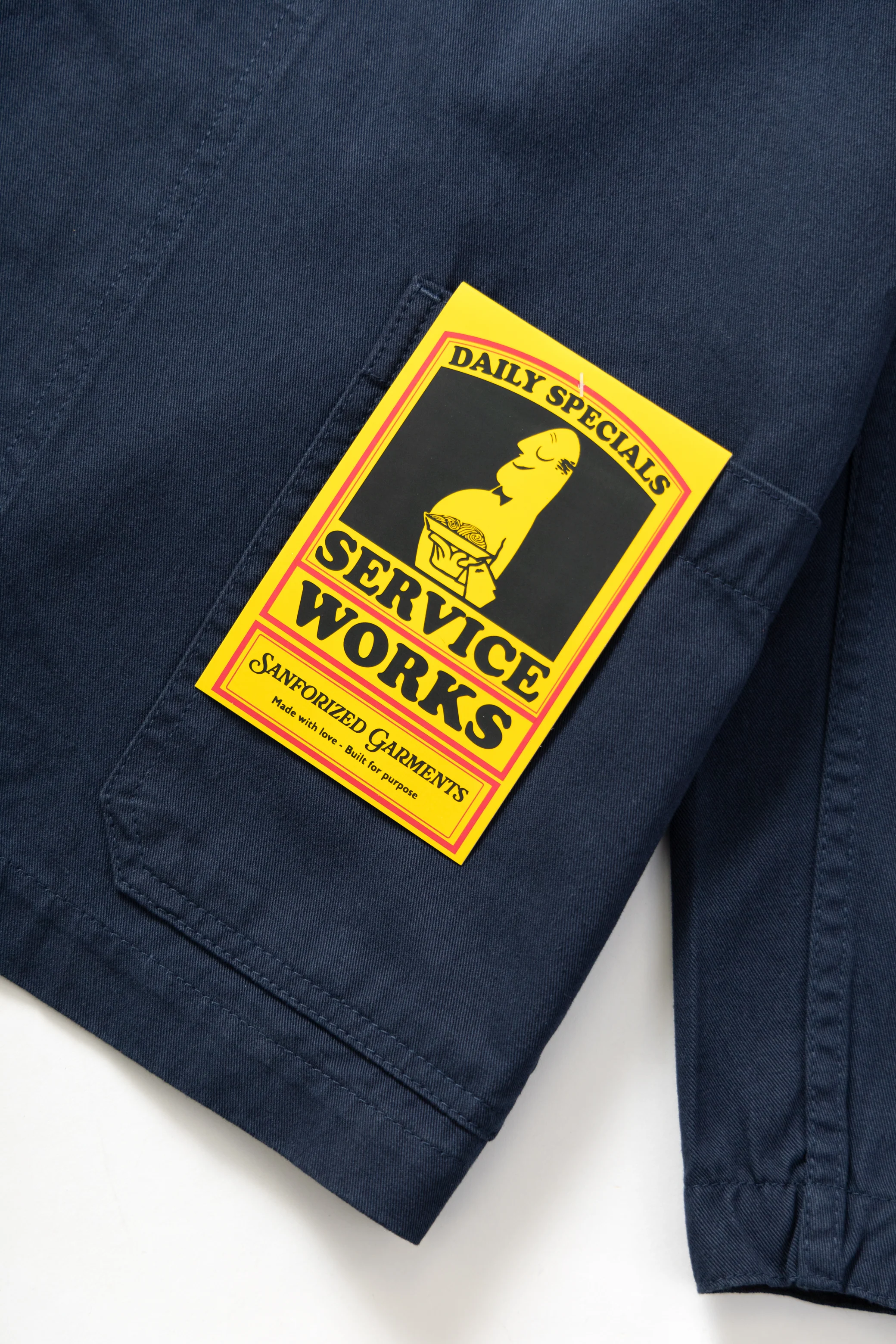 Drill Server Suit Jacket - Navy - Image 7