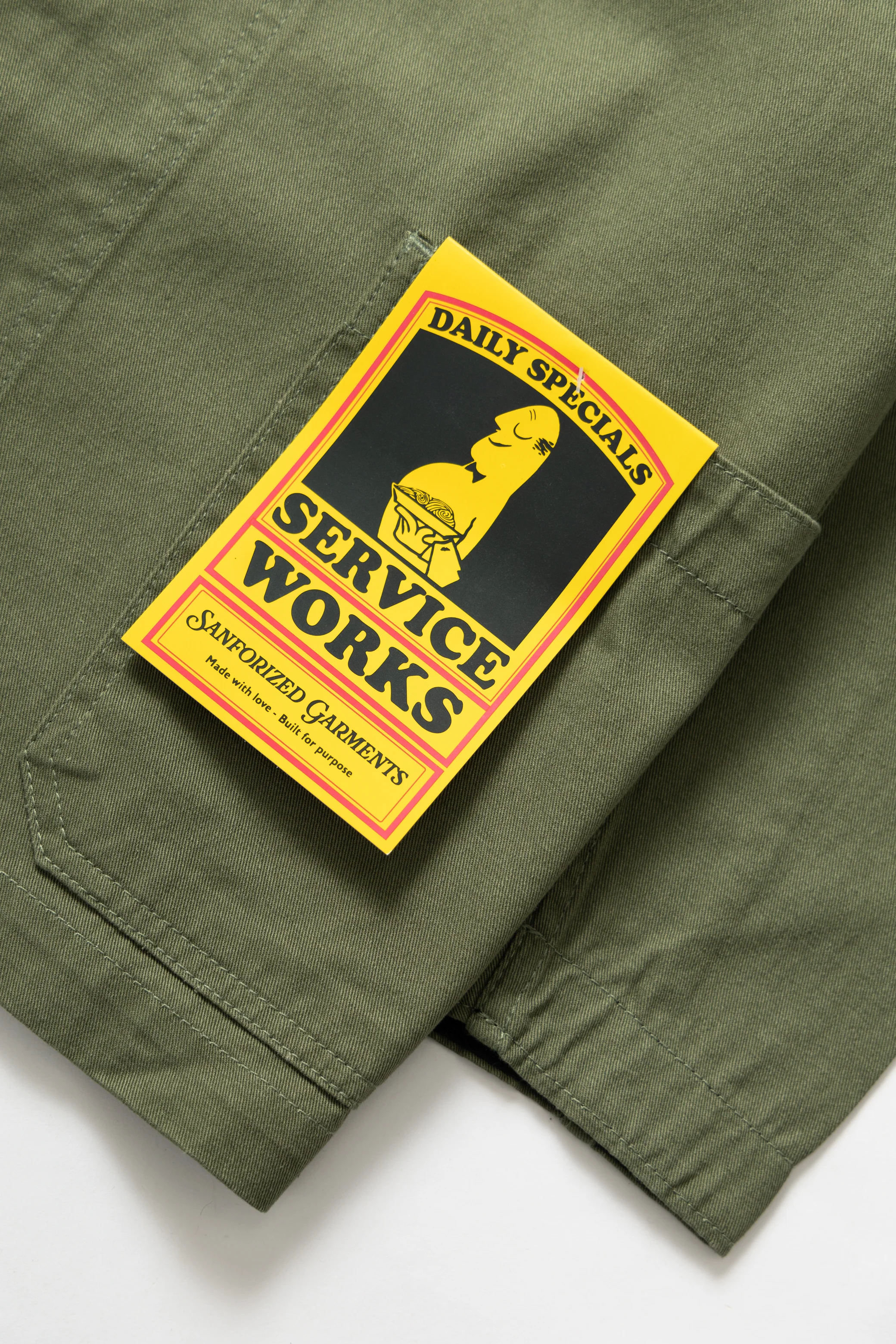 Drill Server Suit Jacket - Olive - Image 7