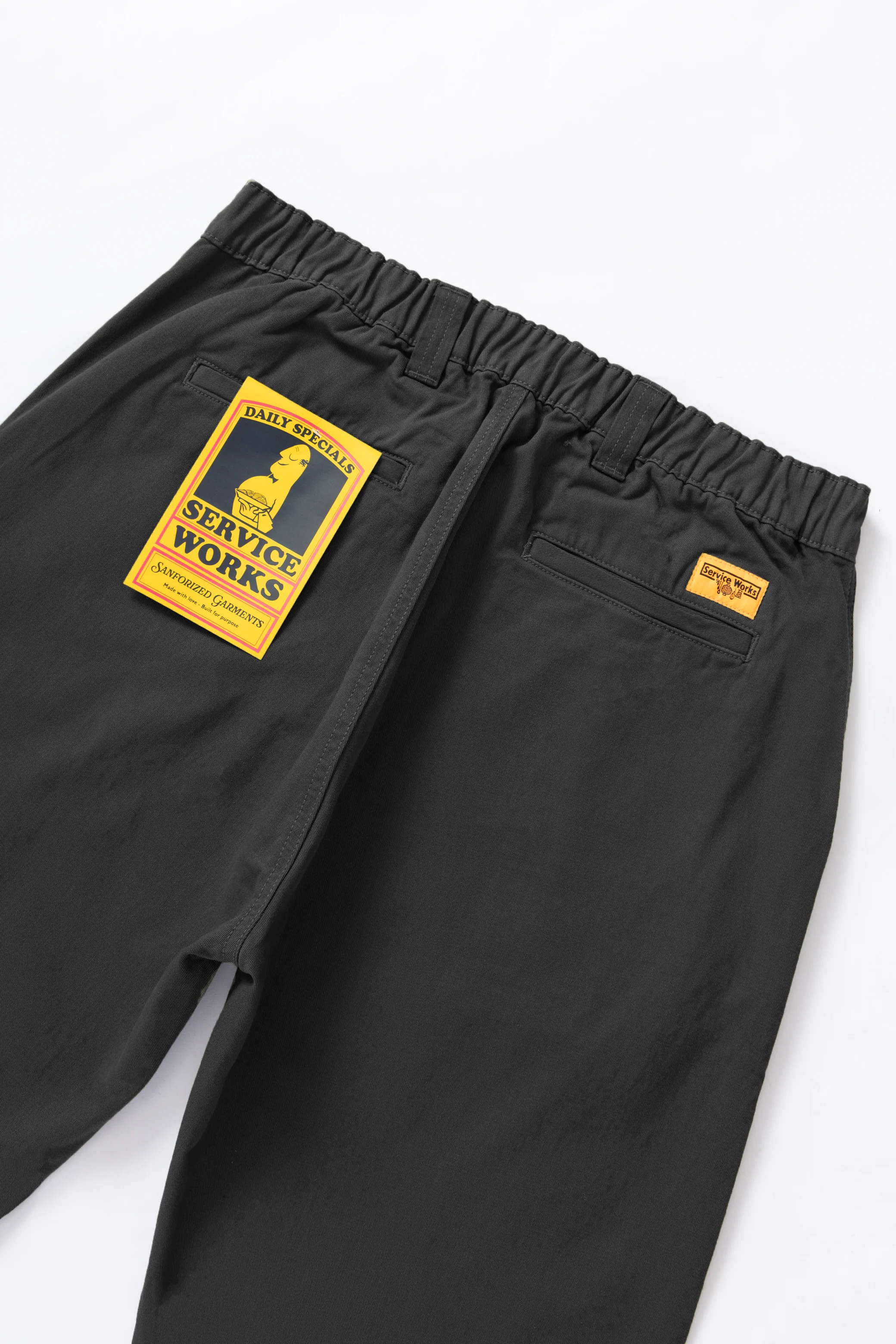 Drill Waiters Pant - Black - Image 5