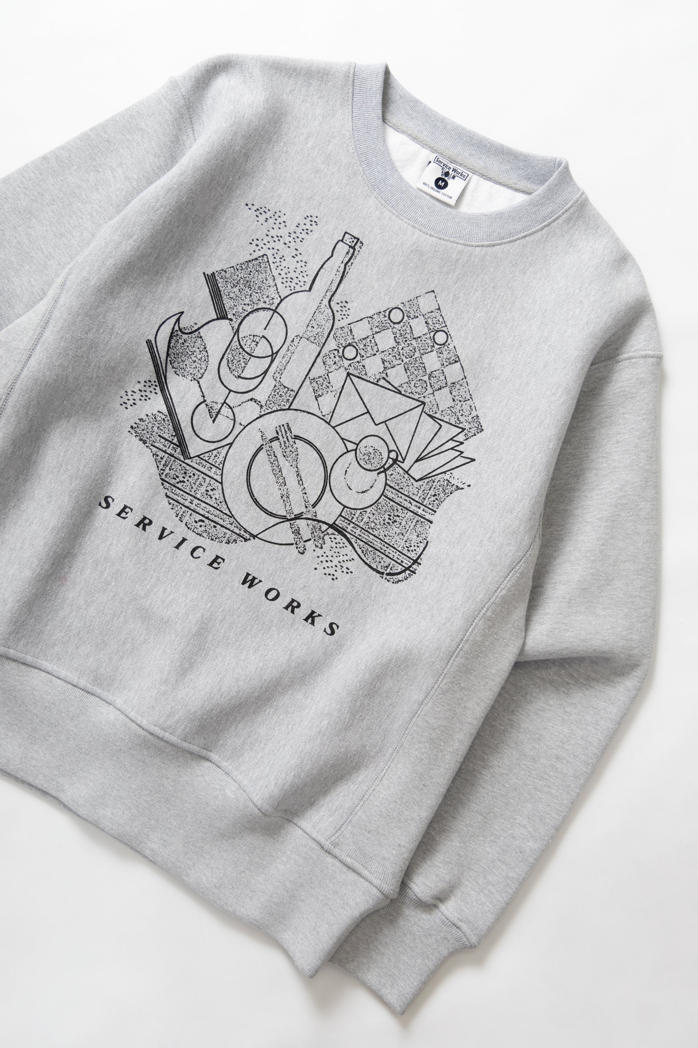 Frequent Flyer Crewneck - Heather Grey - Image 2