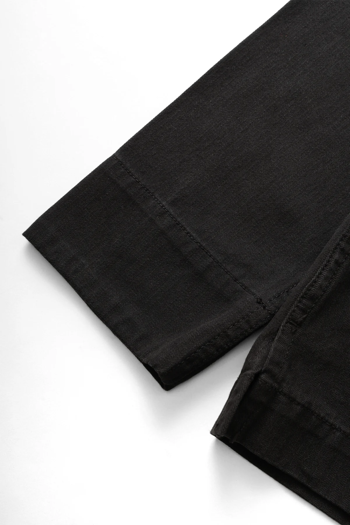 Herringbone Front Of House Jacket - Black - Image 6