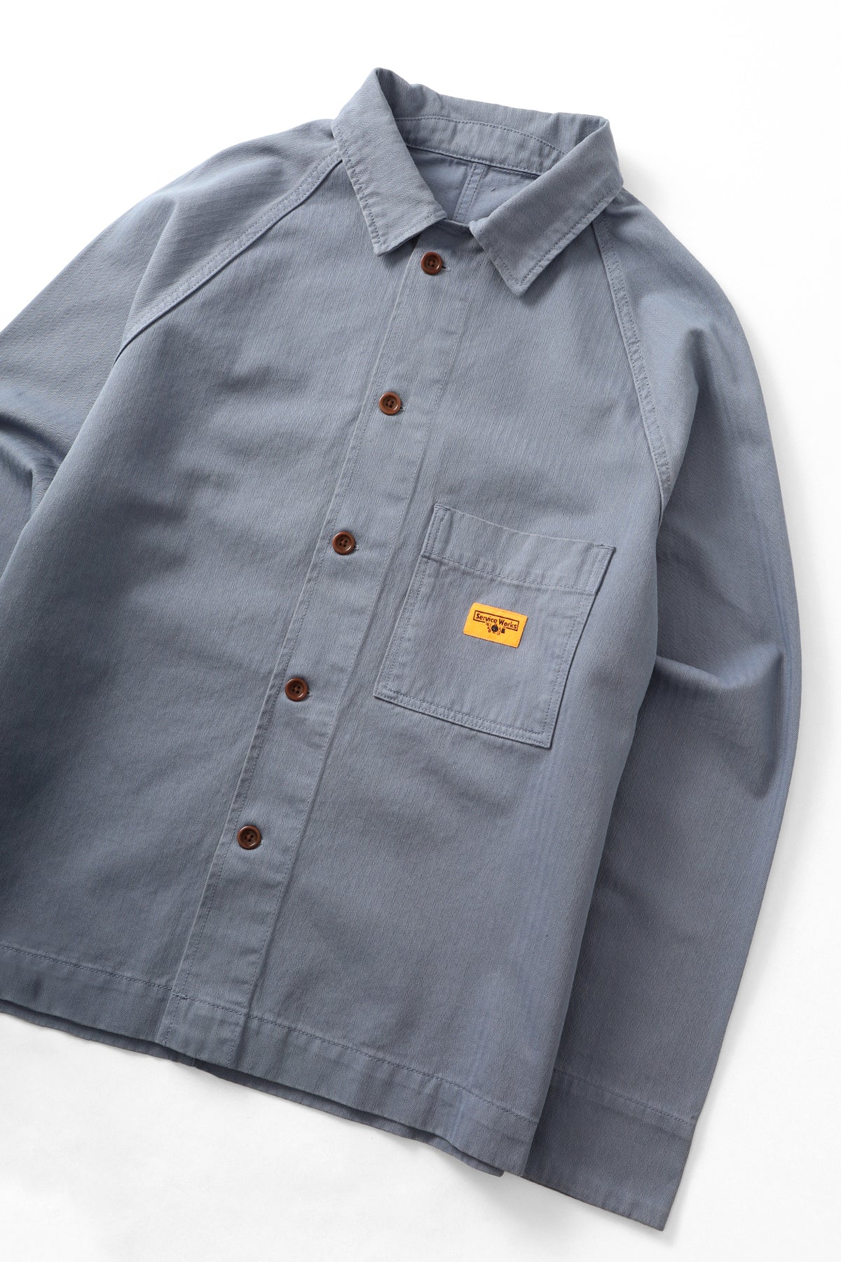 Herringbone Front Of House Jacket - Harbour - Image 2