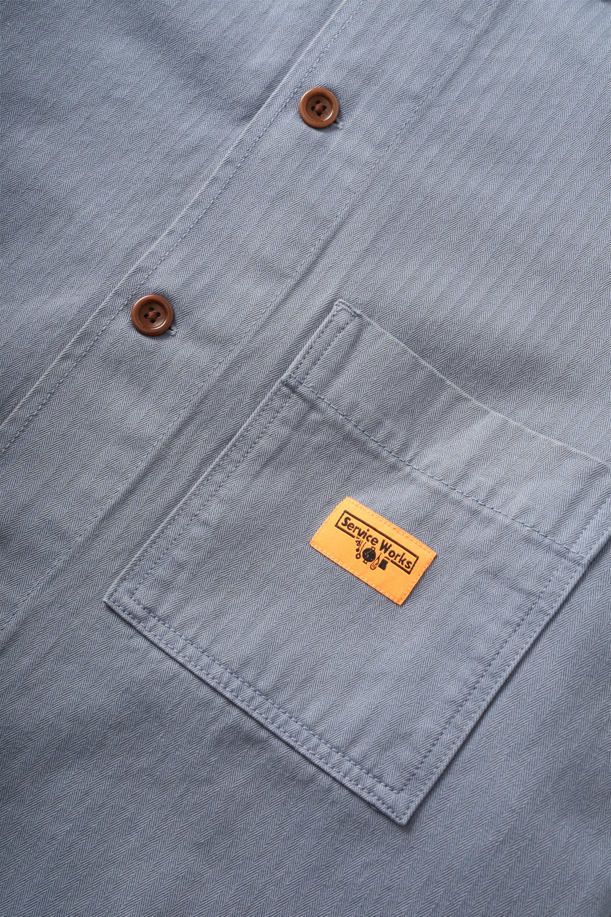 Herringbone Front Of House Jacket - Harbour - Image 4