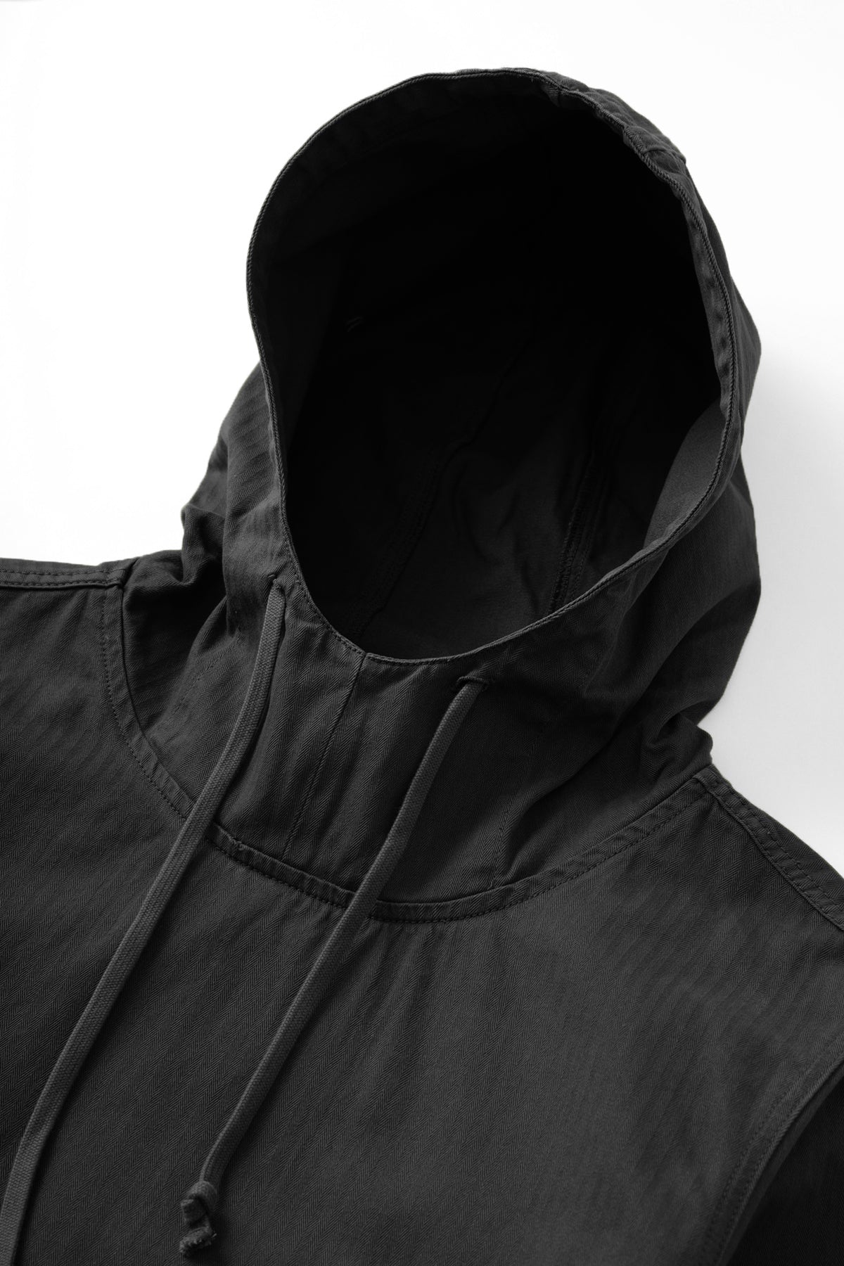 Herringbone Market Smock - Black - Image 4