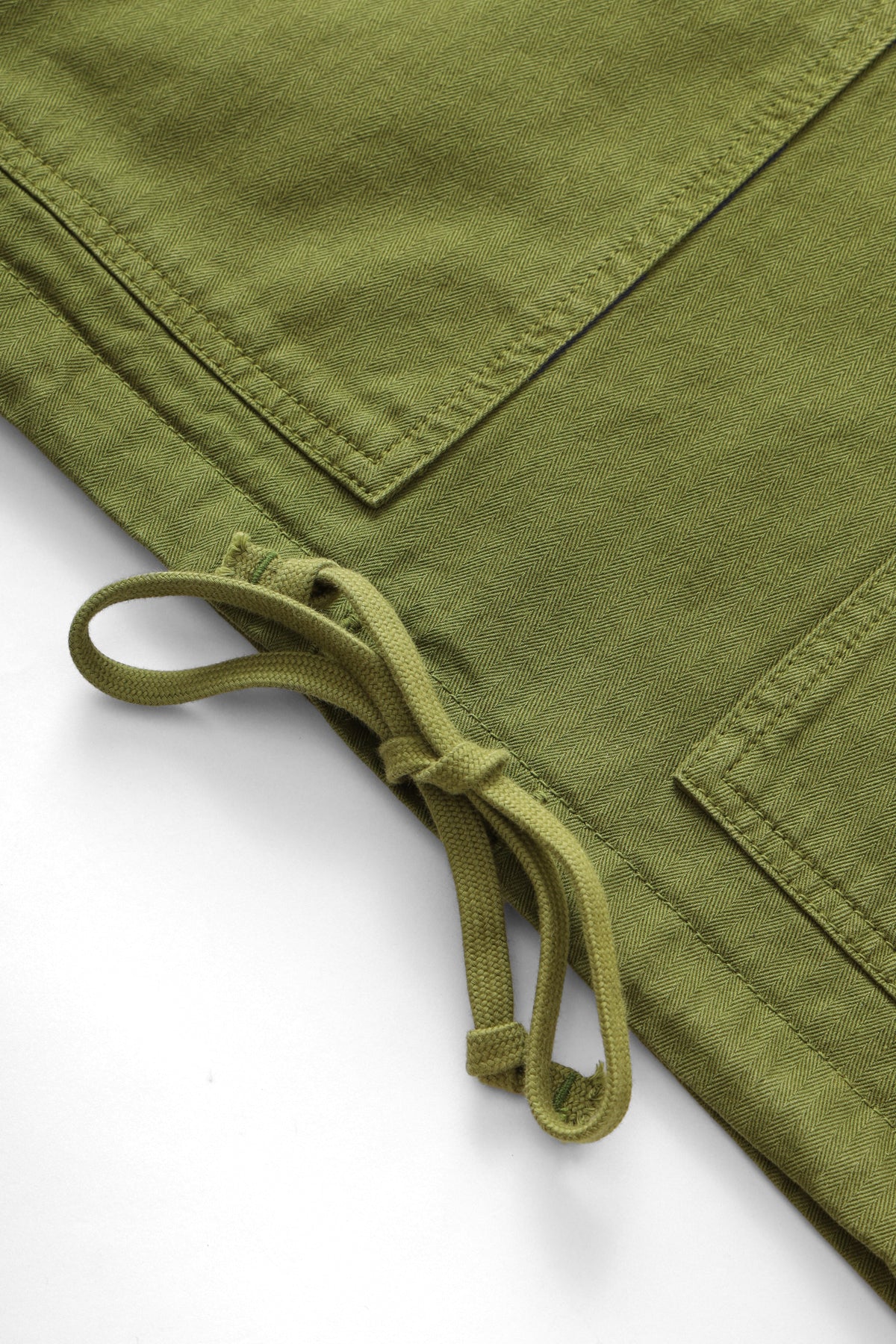 Herringbone Market Smock - Pesto - Image 3