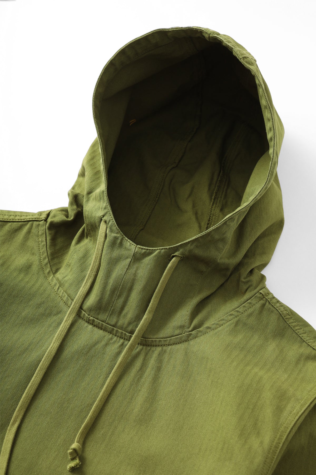 Herringbone Market Smock - Pesto - Image 4