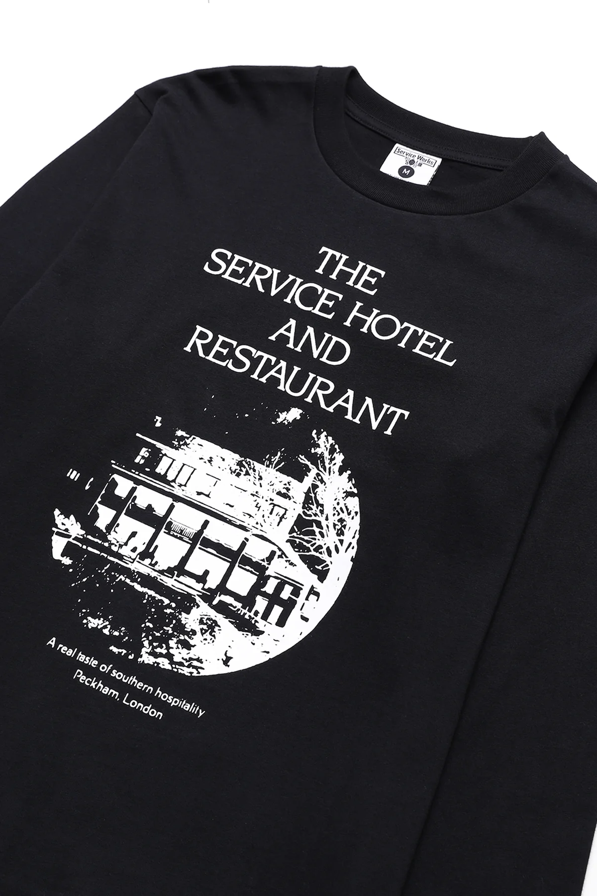 Hotel Long Sleeve Tee - Black - Image 2
