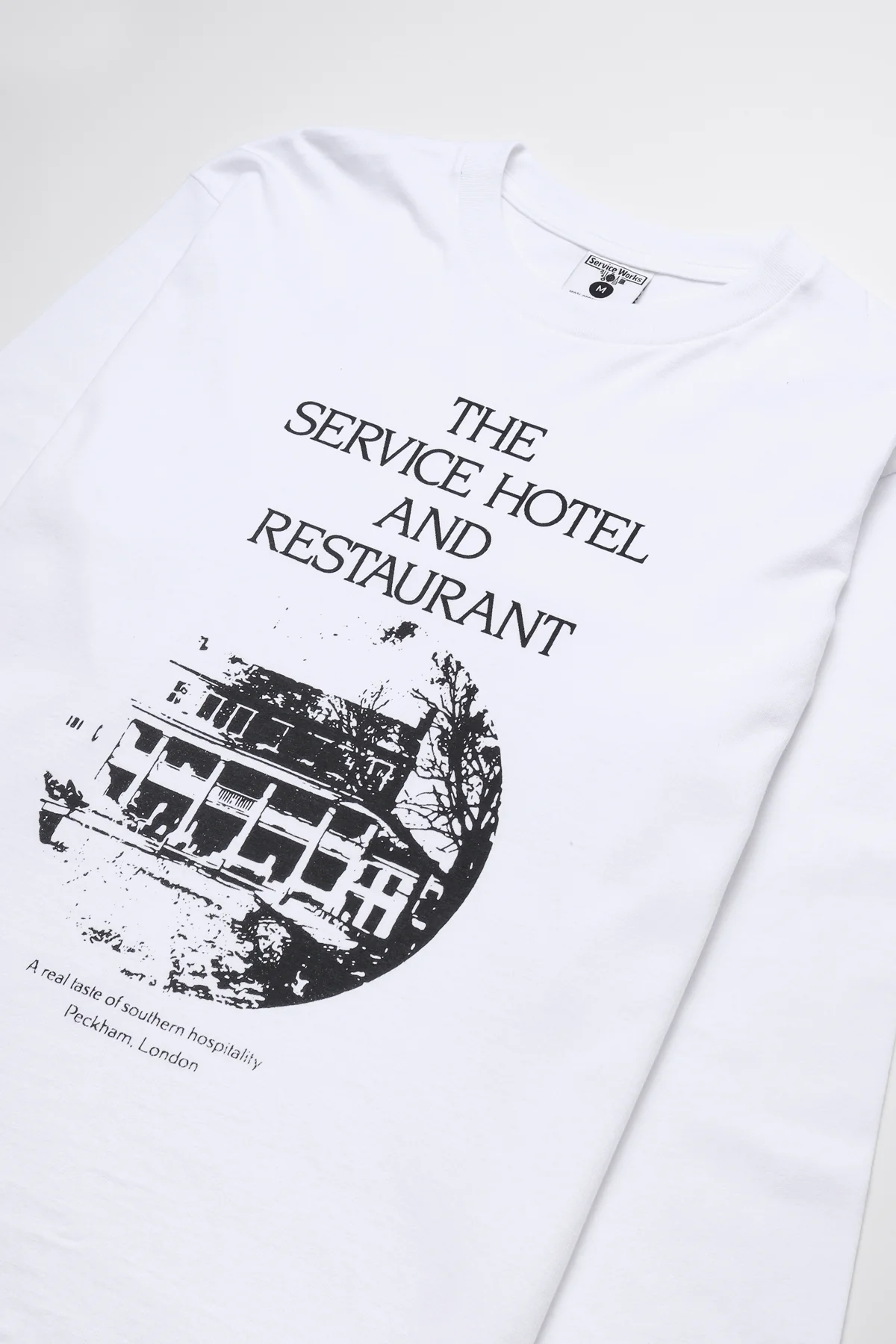 Hotel Long Sleeve Tee - White - Image 2