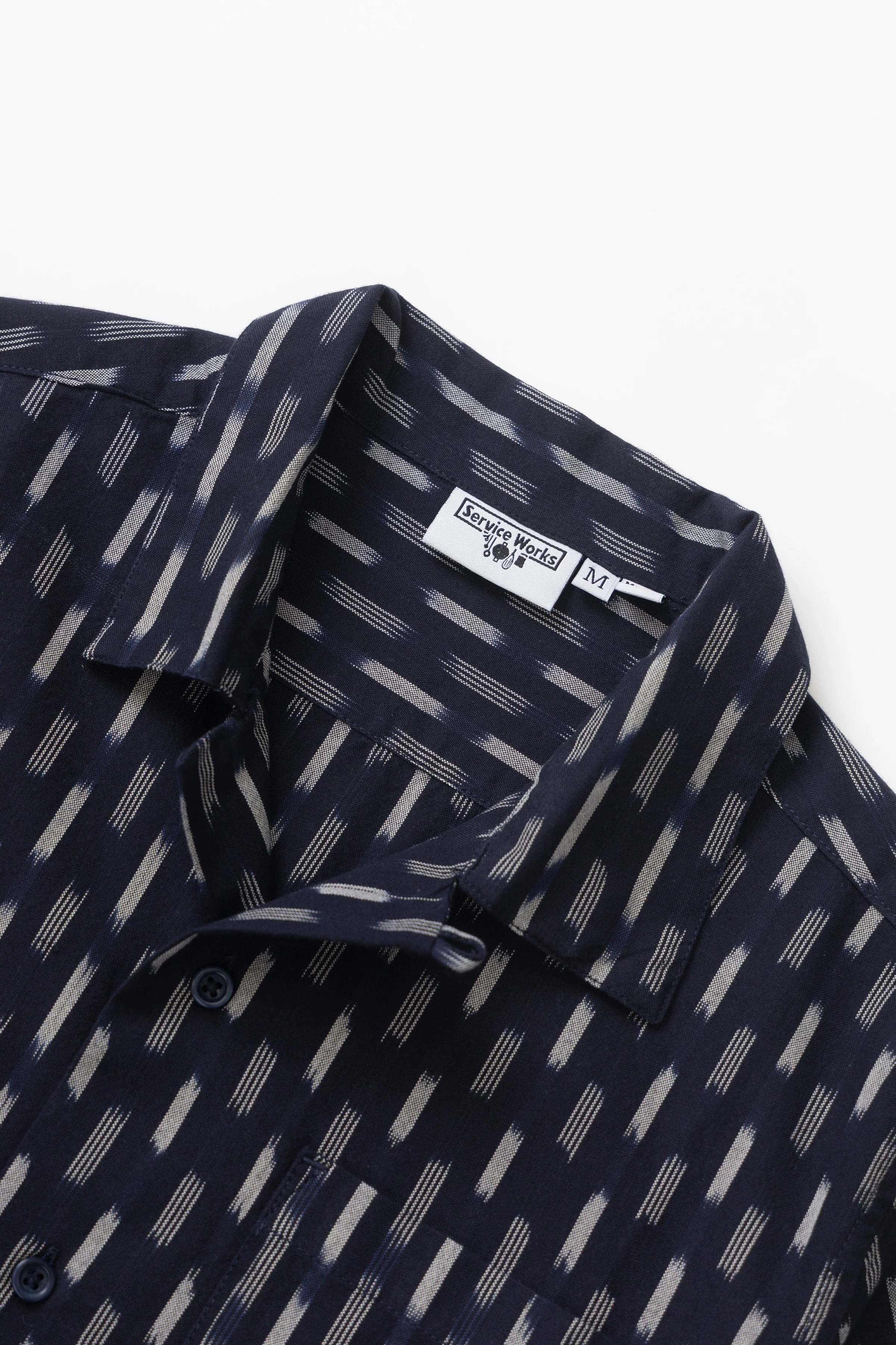 Ikat Shirt - Navy - Image 2