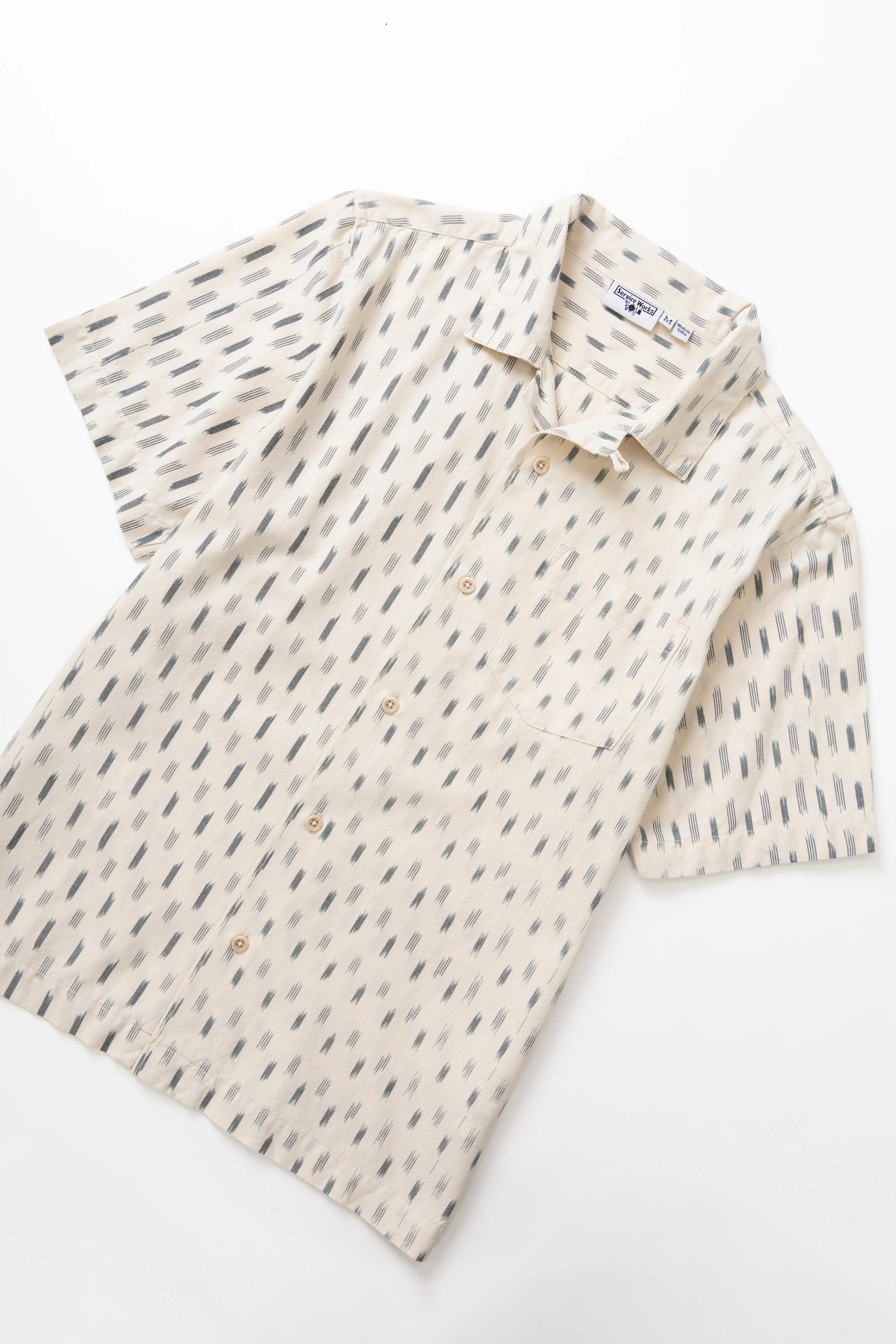 Ikat Shirt - White - Image 3