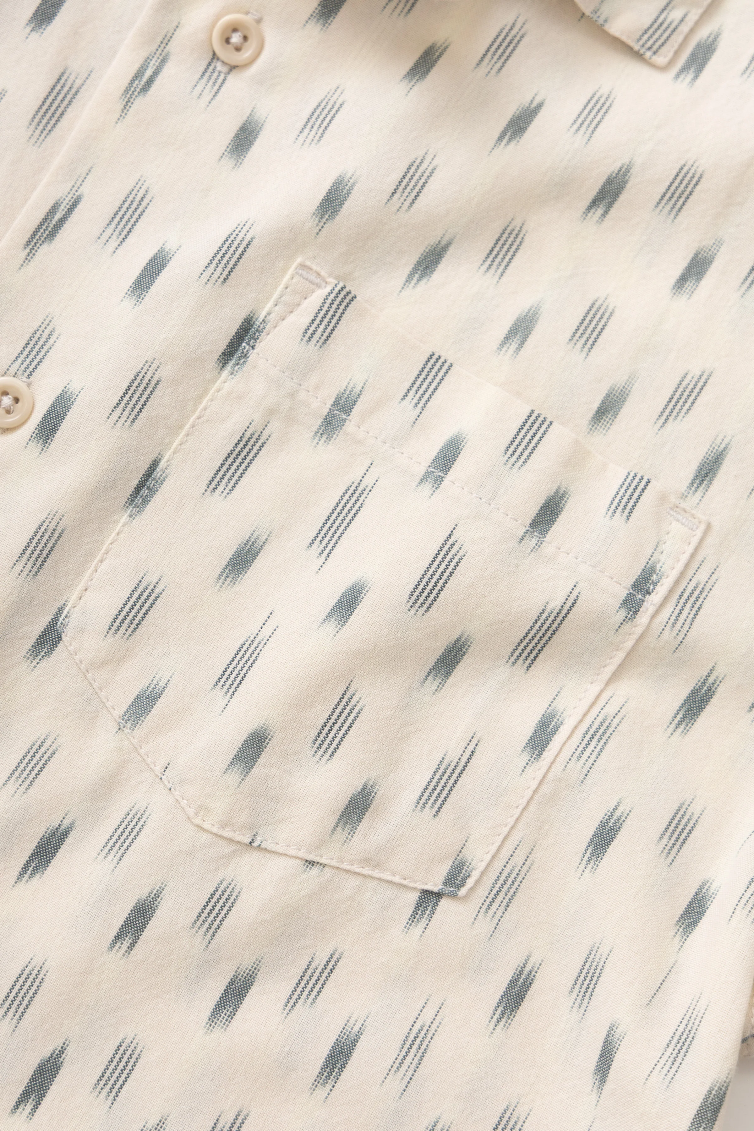 Ikat Shirt - White - Image 4