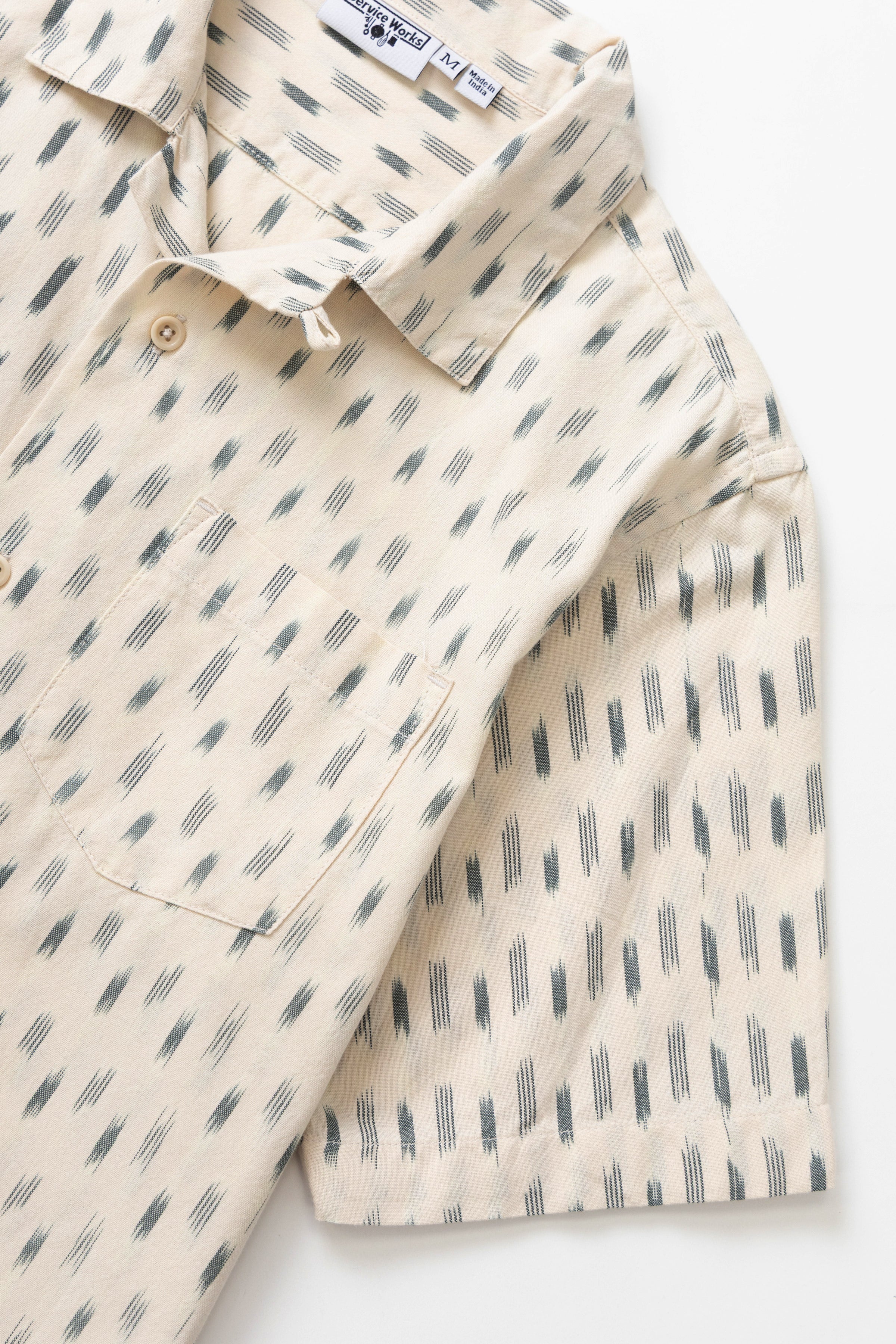 Ikat Shirt - White - Image 5