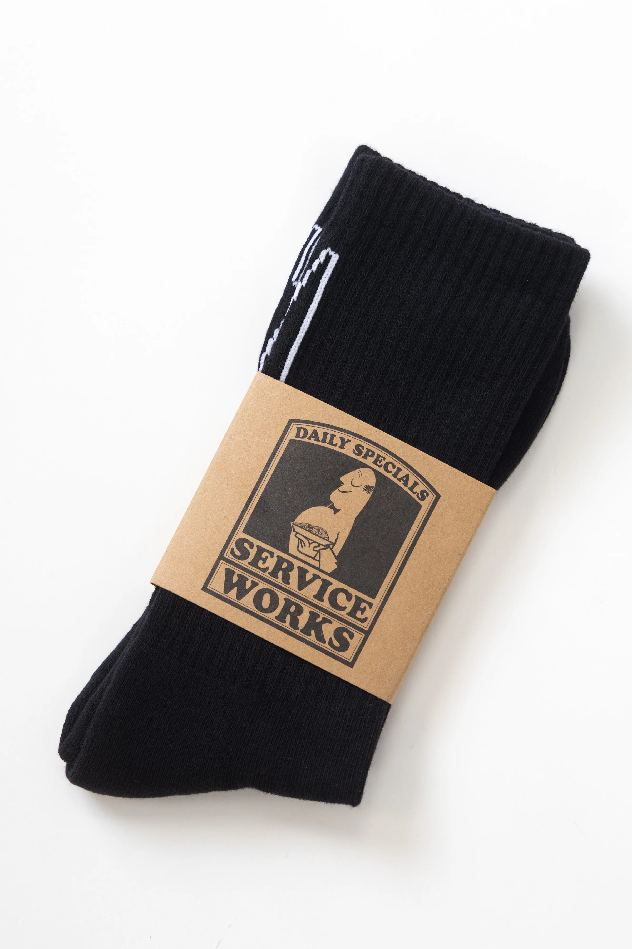 Knife & Fork Socks - Black - Image 2