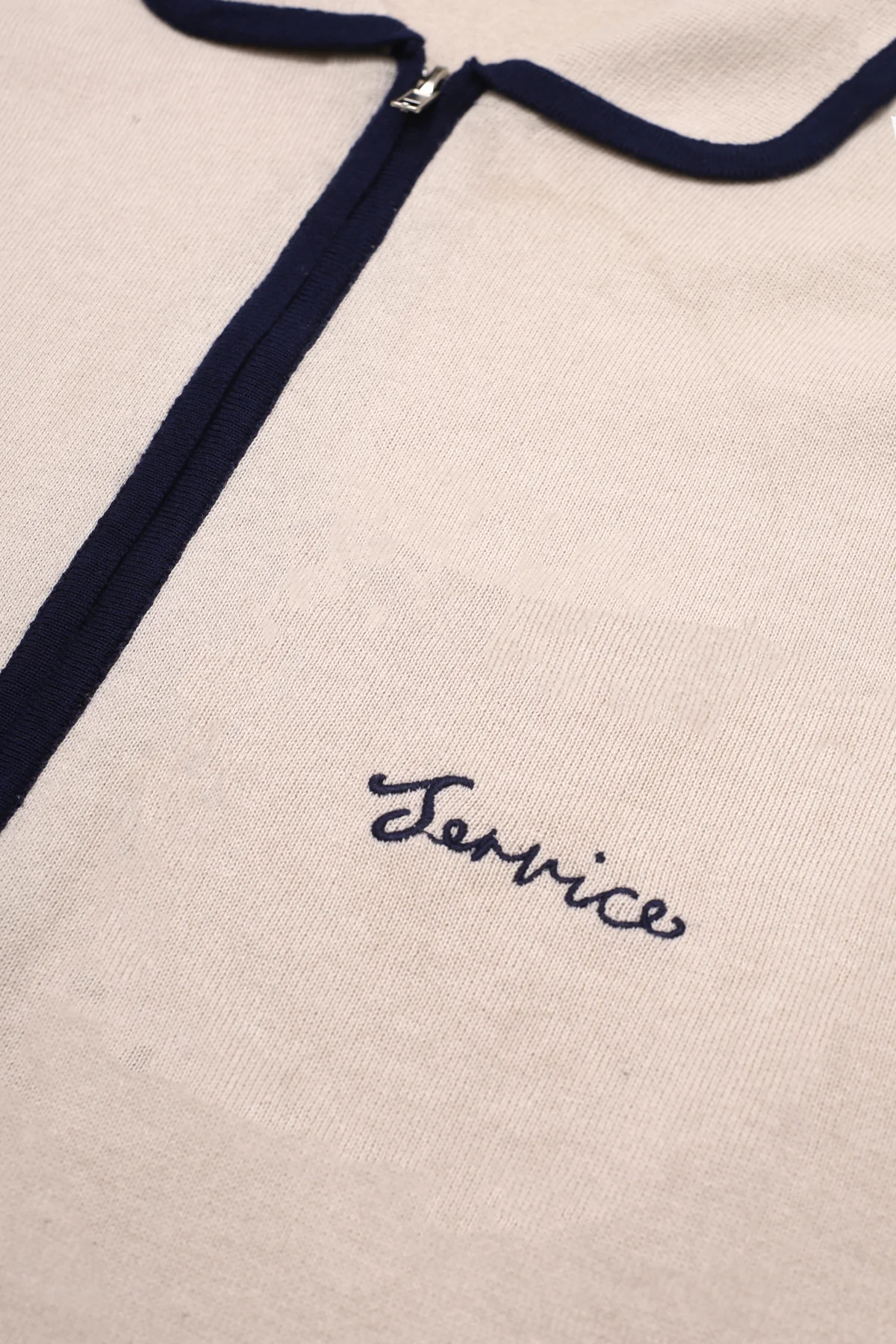 Knitted Script Shirt - Off-White - Image 3