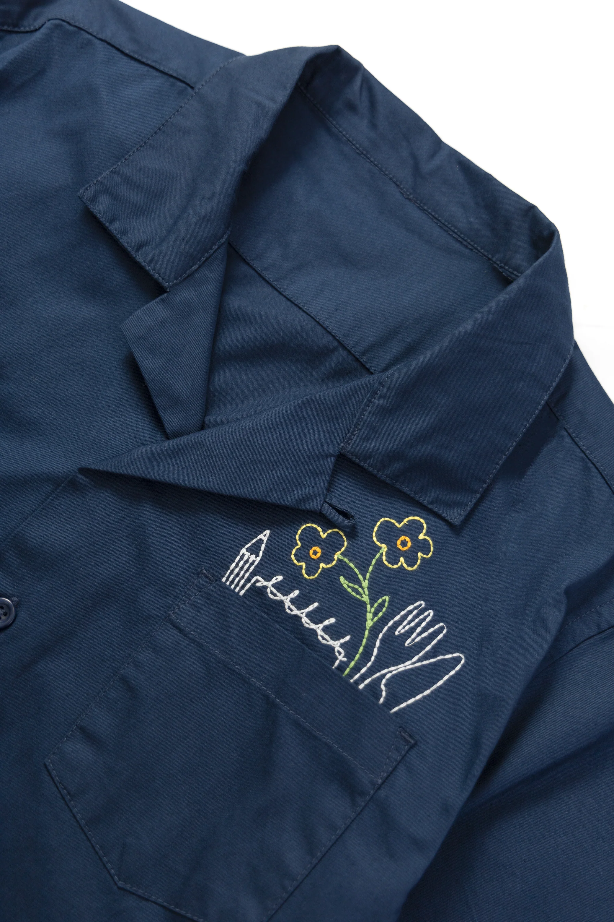 Light Twill Necessities Short Sleeve Shirt - Navy - Image 2