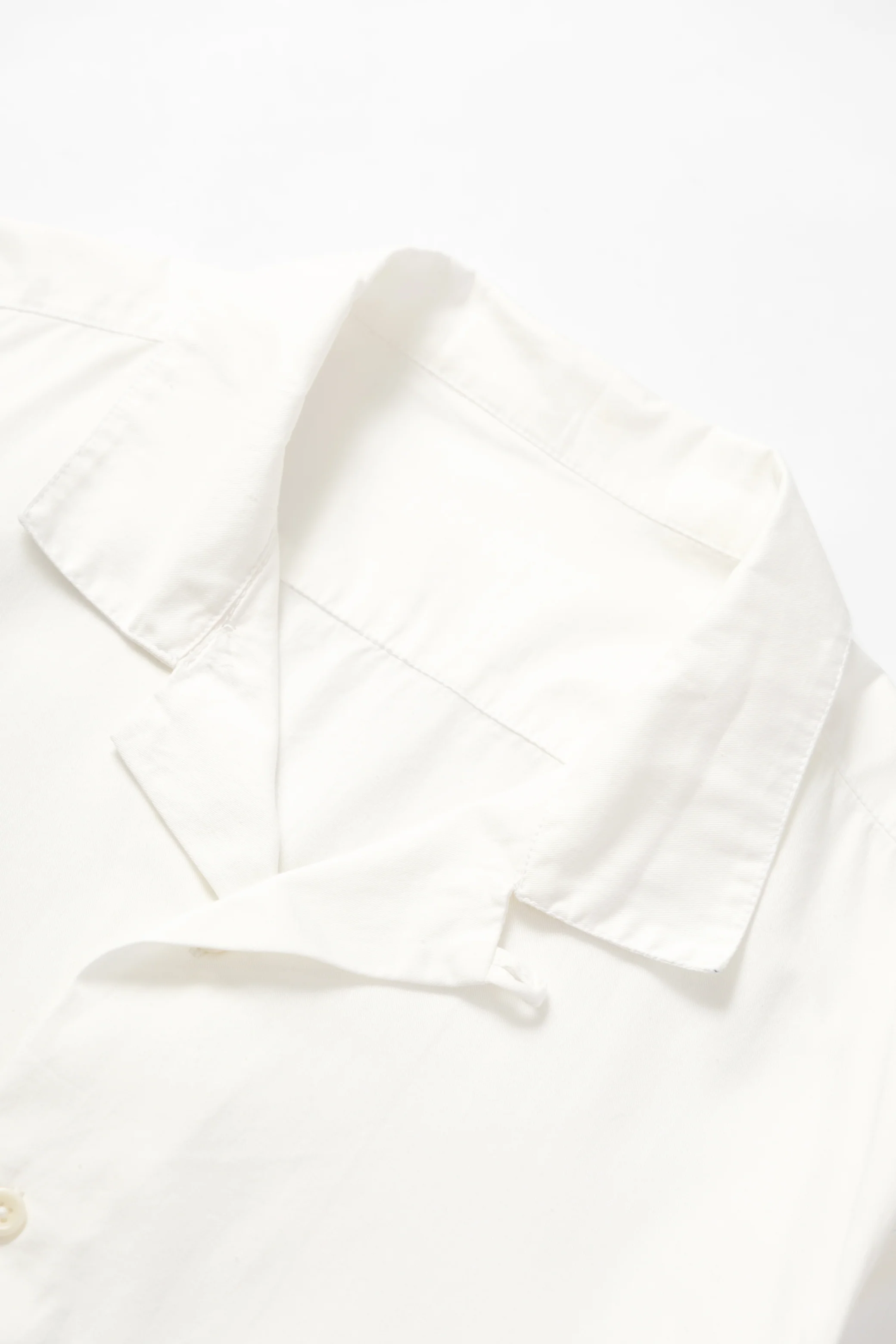 Light Twill Picnic Short Sleeve Shirt - Off White - Image 5