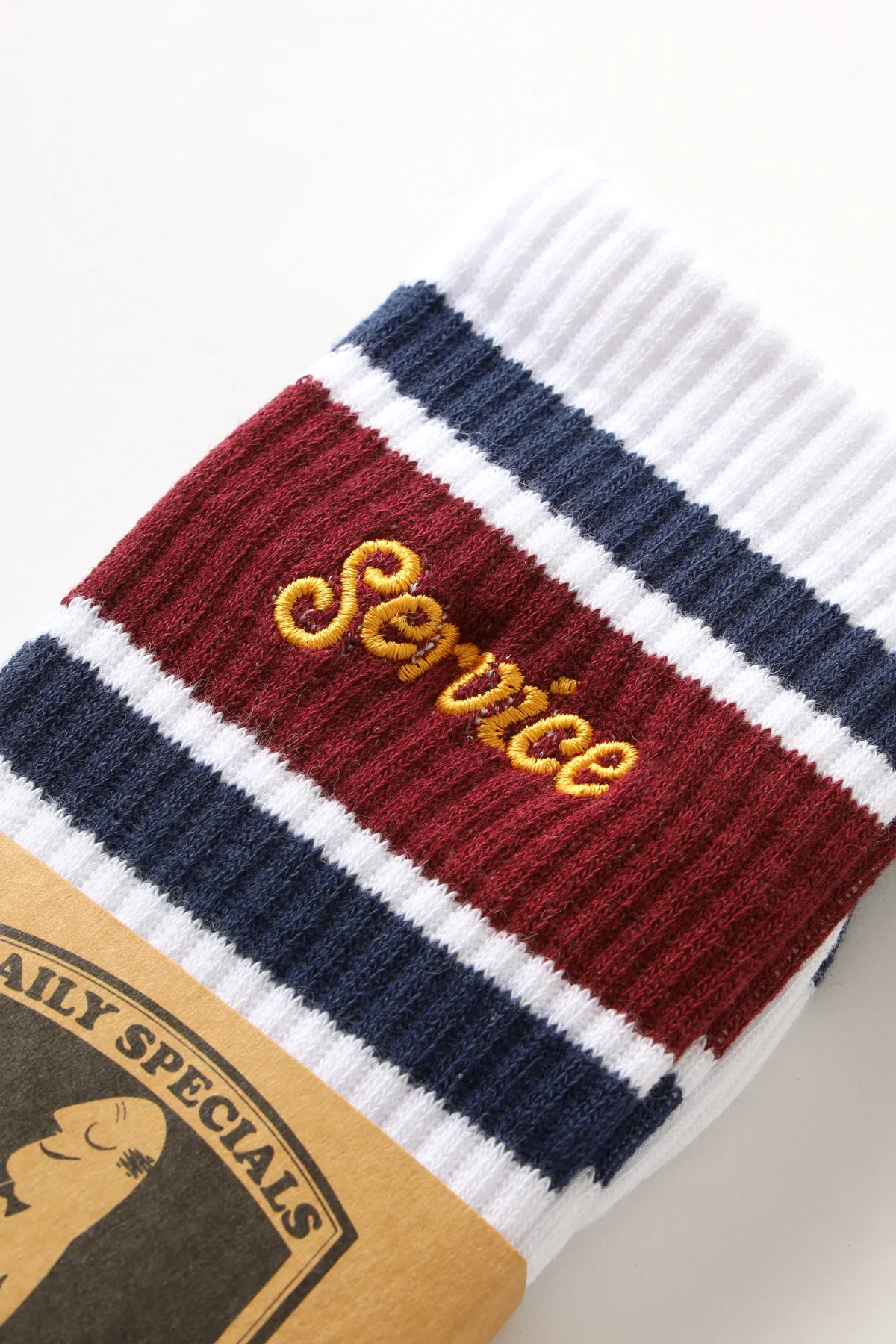 Logo Ringer Socks - White - Image 3
