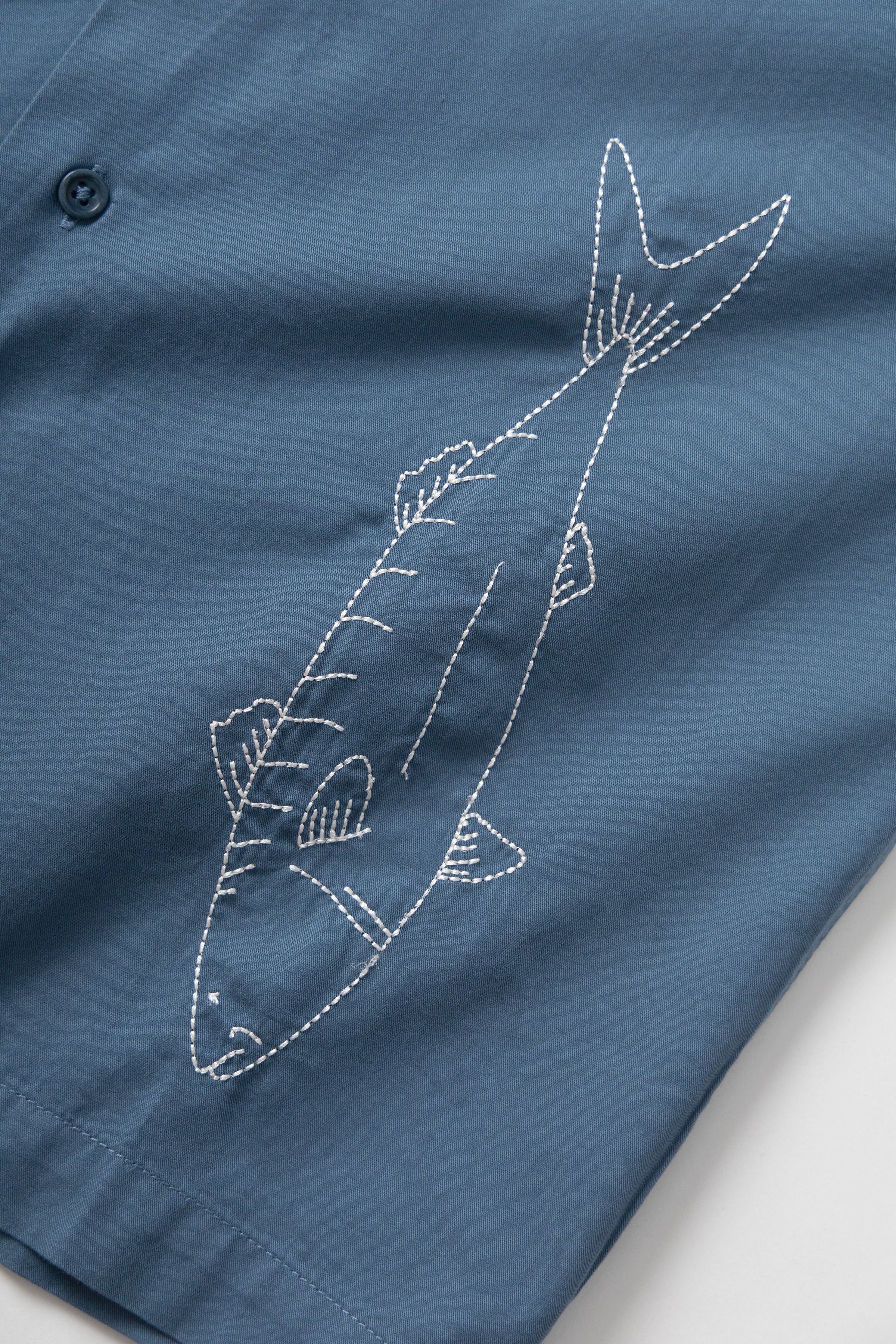Mackerel Shirt - Slate - Image 2