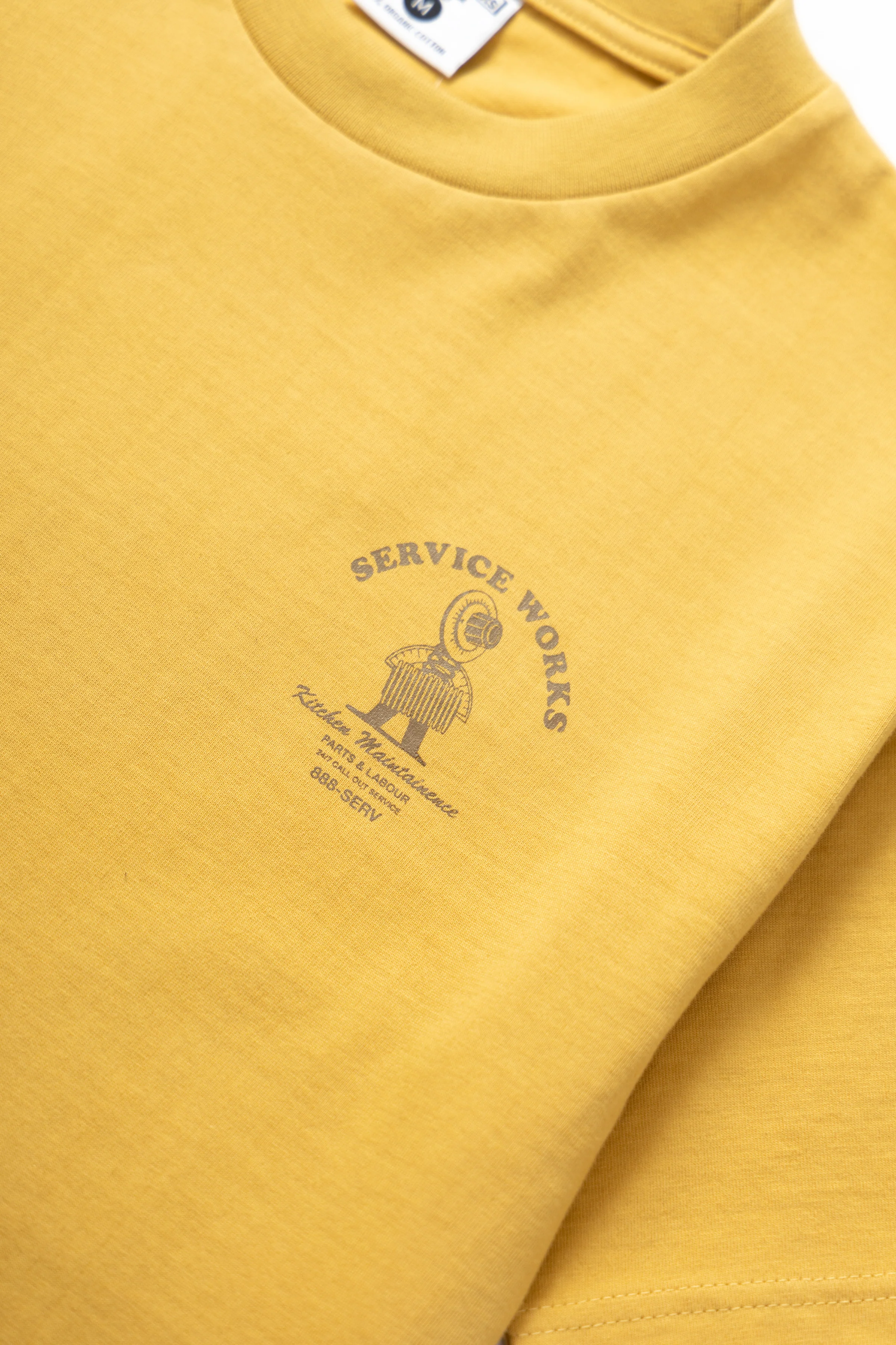 Maintainence Tee - Mustard - Image 3
