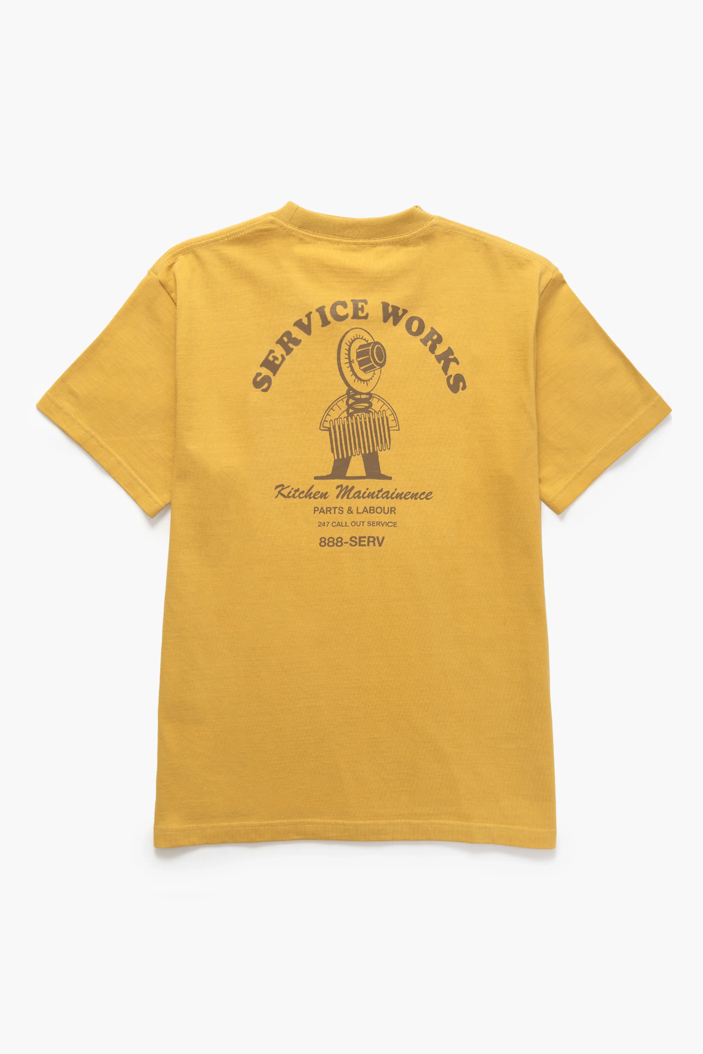 Maintainence Tee - Mustard - Image 5