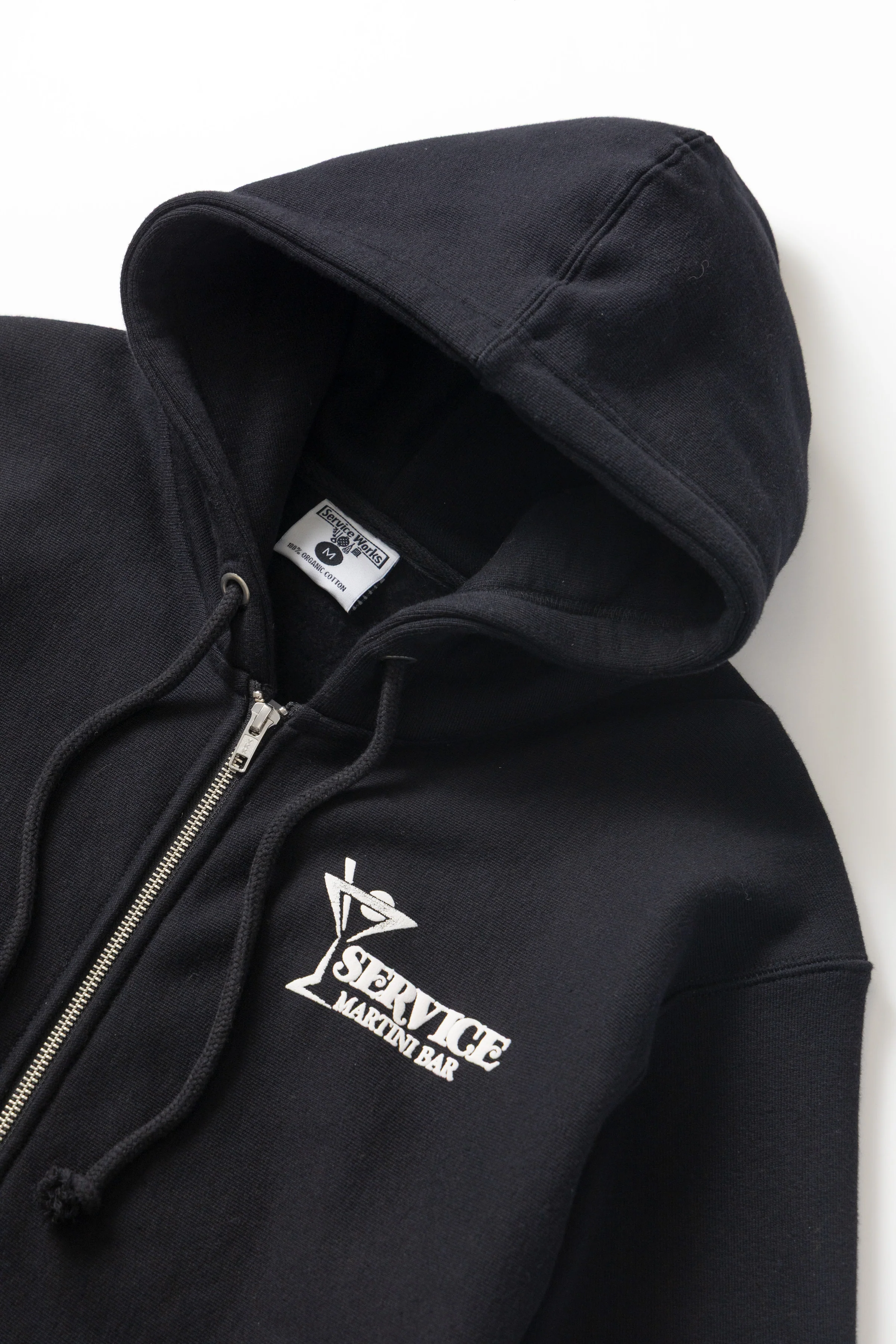 Martini Zipper Hoodie - Black - Image 4