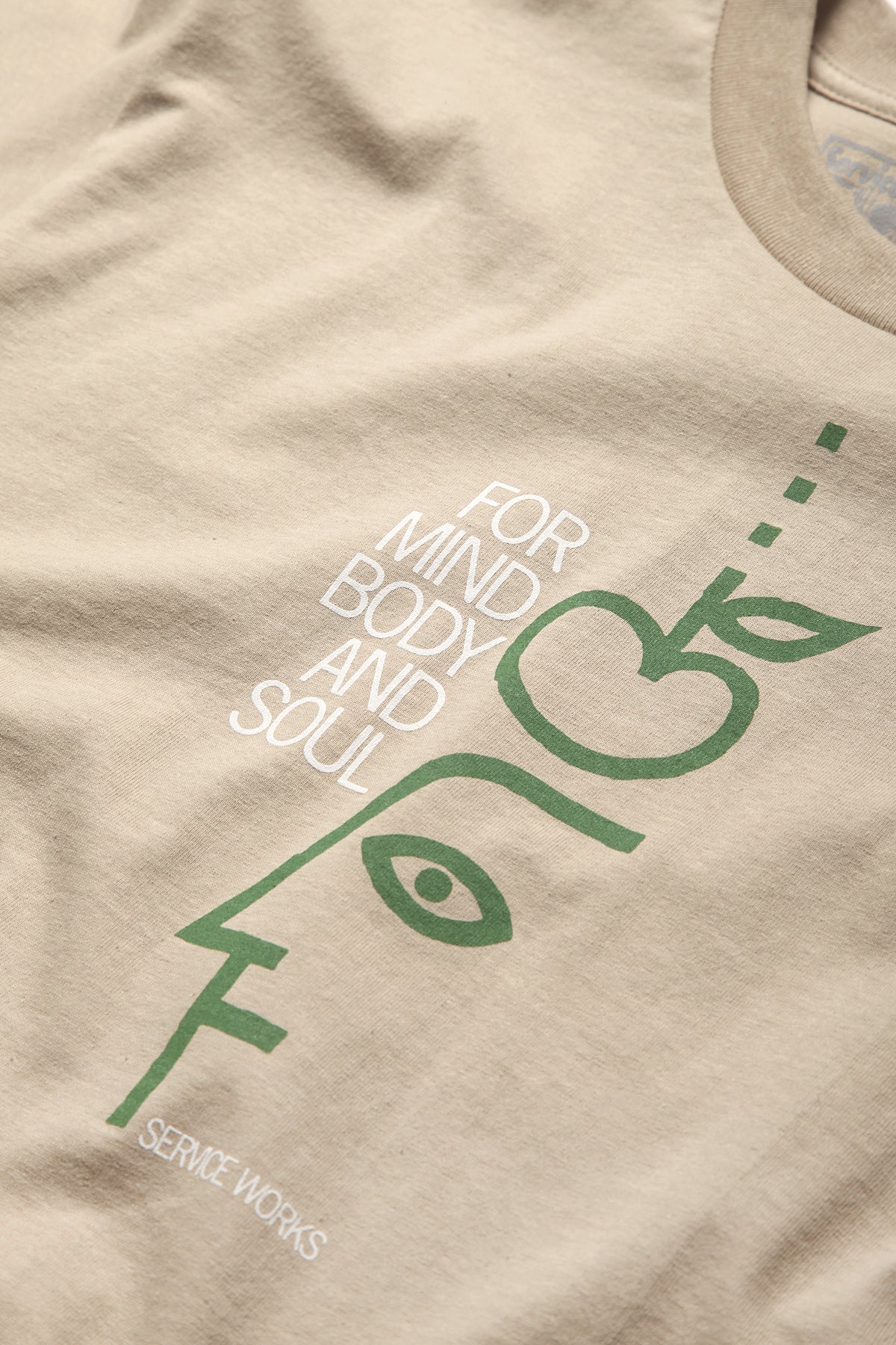 Mind, Body and Soul Tee - Mushroom - Image 2