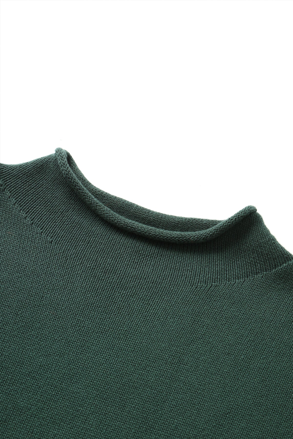 Mock Smock Sweater - Forest - Image 4