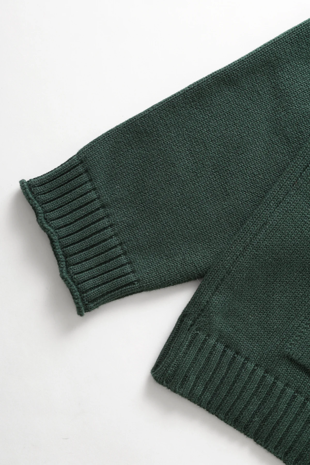 Mock Smock Sweater - Forest - Image 5