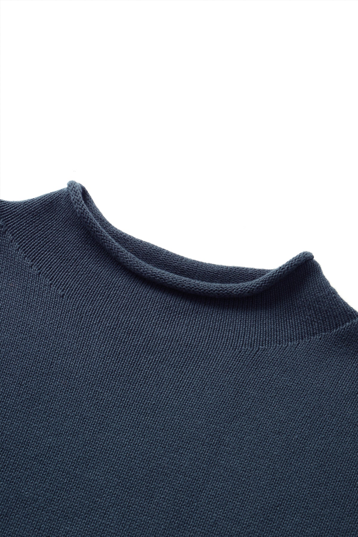 Mock Smock Sweater - Navy - Image 4
