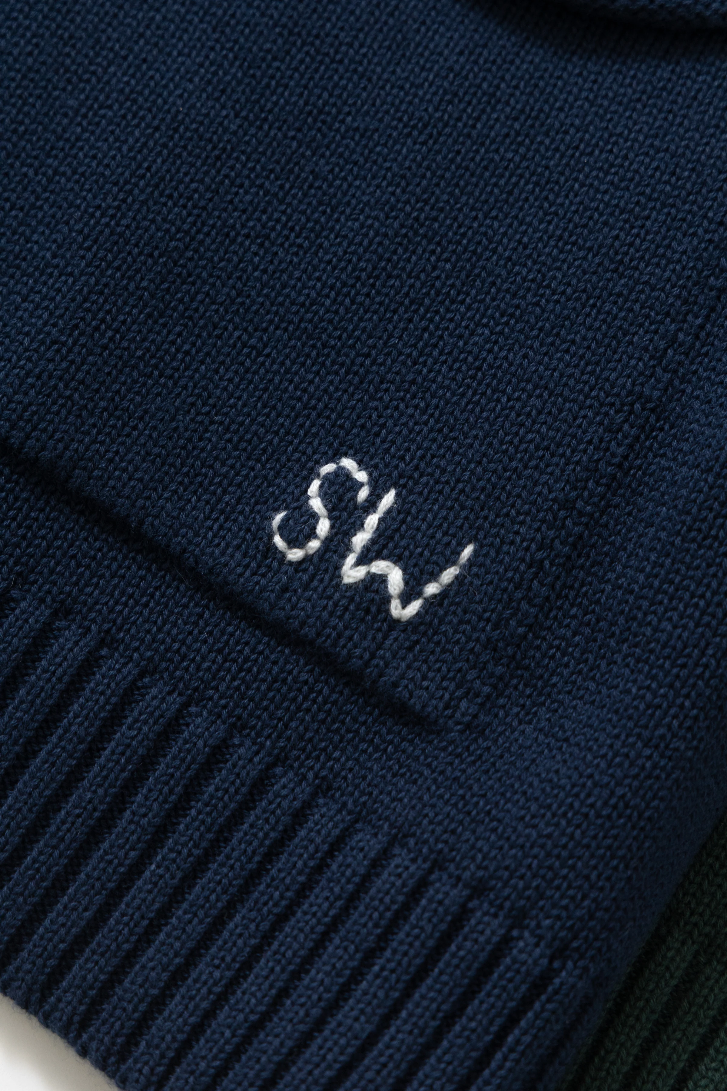 Mock Smock Sweater - Tricolour - Image 8